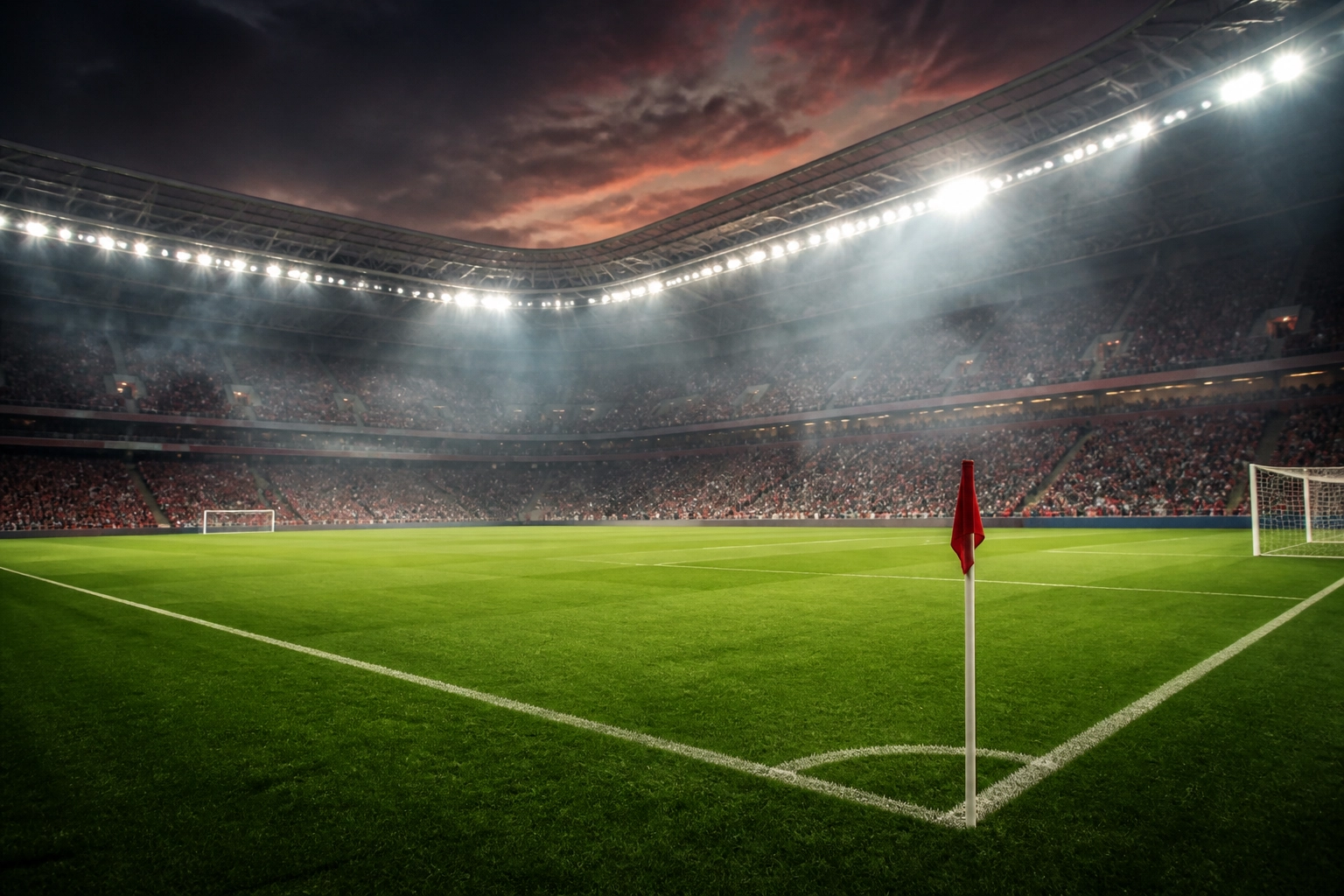 Atmosphäre im Fußballstadion zum Premier League Spiel Arsenal gegen Burnley am 18.05.2026.