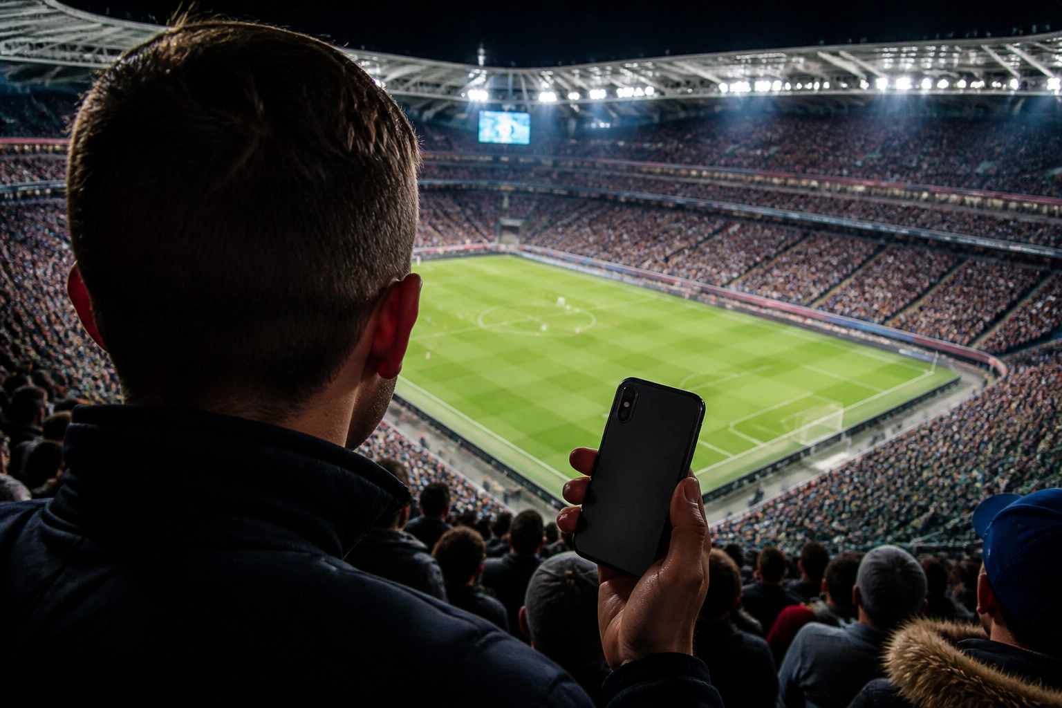 Erwartungsvolle Atmosphäre im Stadion bei der Quotenanalyse zum Spiel Manchester City gegen Brighton.