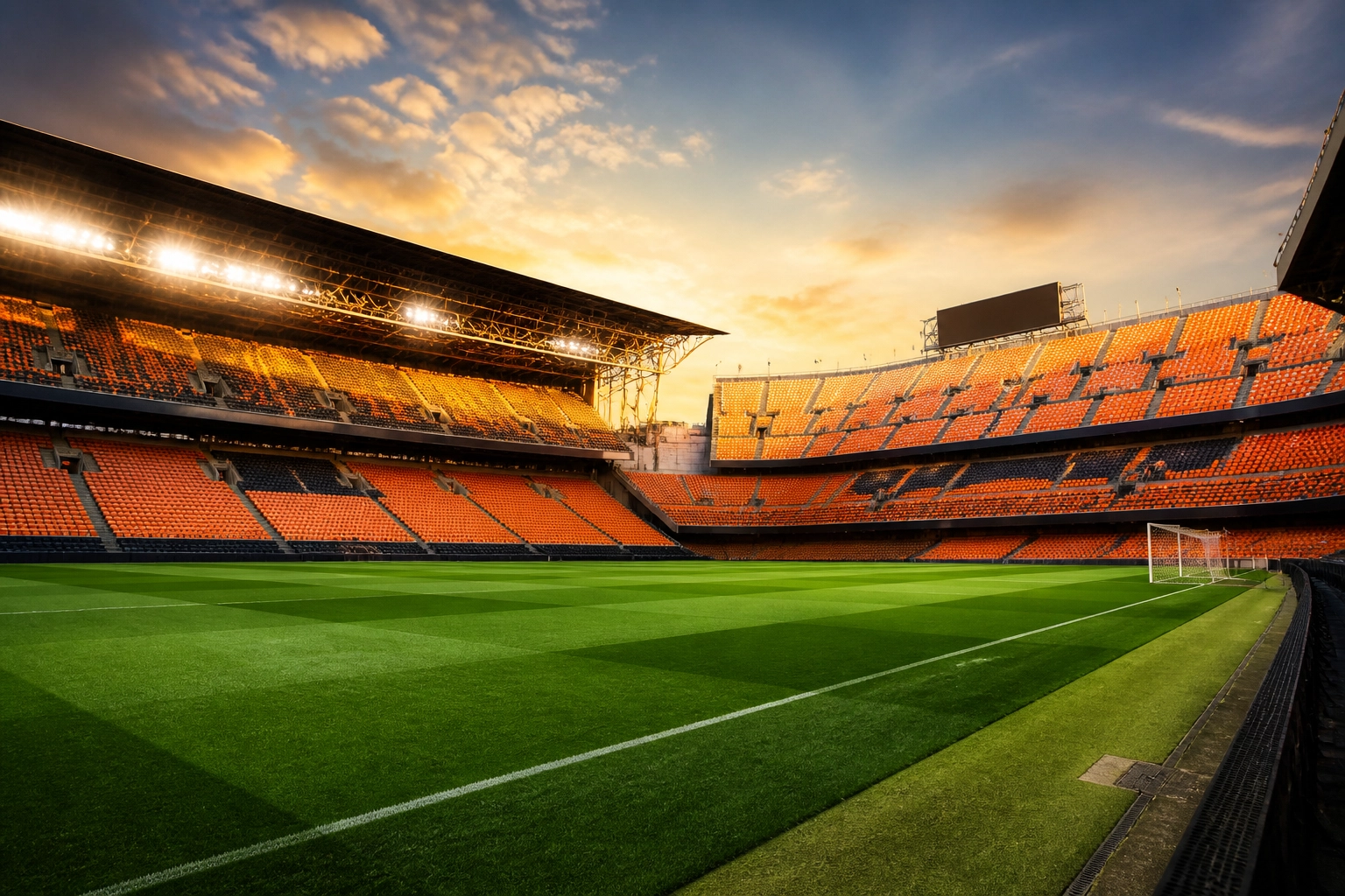 Blick auf das Mestalla Stadion für Valencia vs Rayo Vallecano Tipps am 14.05.2026.