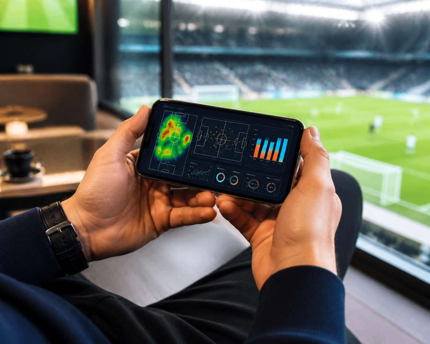 Datenbasierte Quotenanalyse und xG-Metriken auf einem Smartphone für den Atletico vs. Sevilla Wett-Tipp.