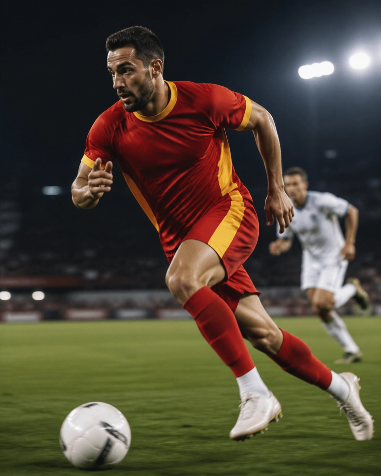 Spanischer Angreifer in Aktion während des WM-Auftakts 2026