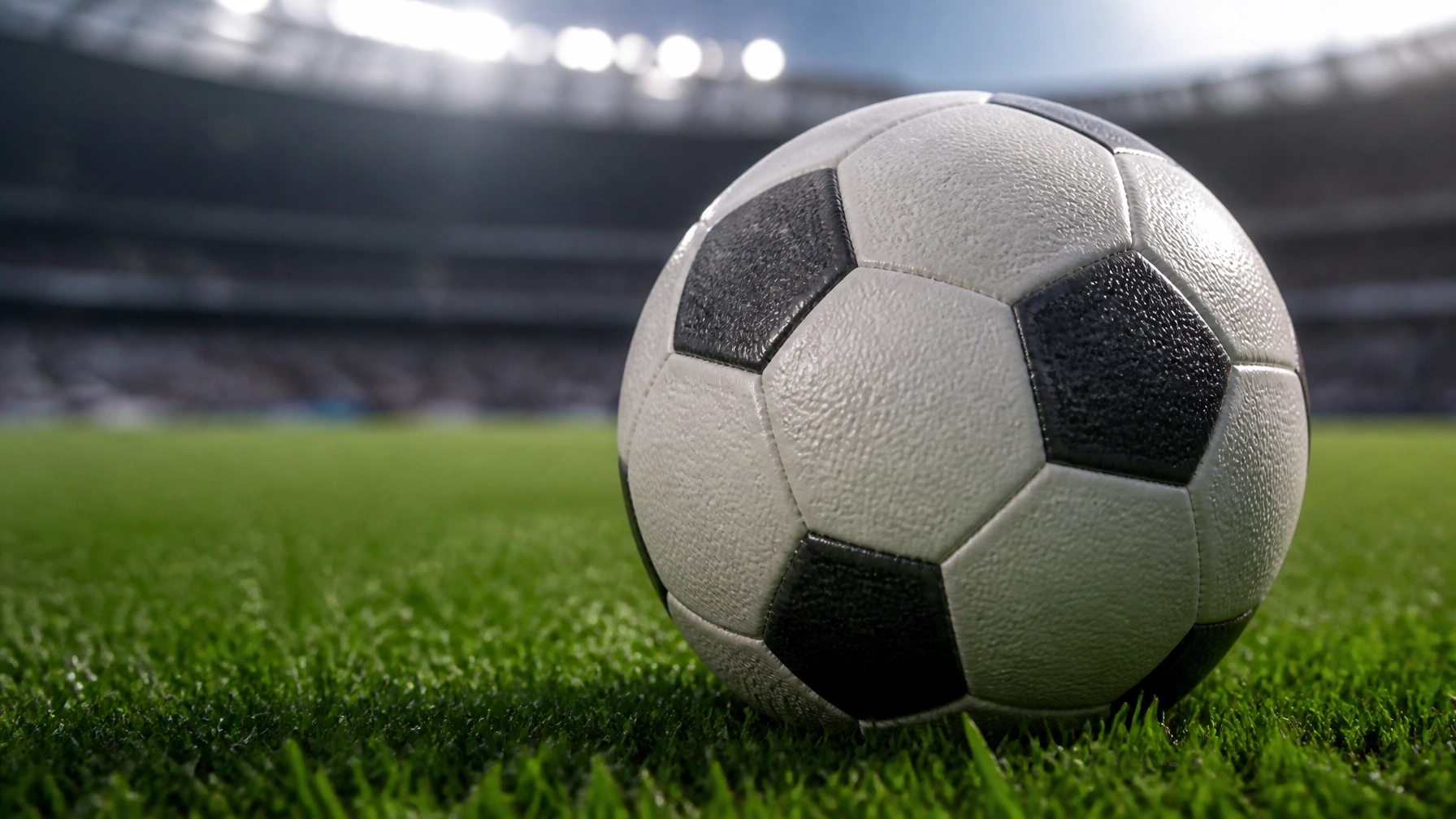 Nahaufnahme des Spielballs auf dem Rasen des AT&T Stadiums am 22.06.2026