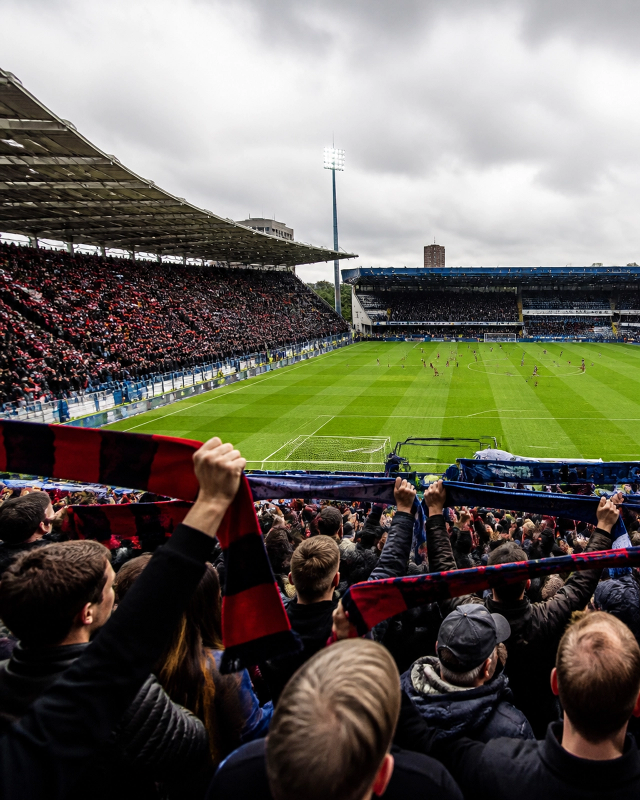 Stadionatmosphäre beim schwedischen Derby