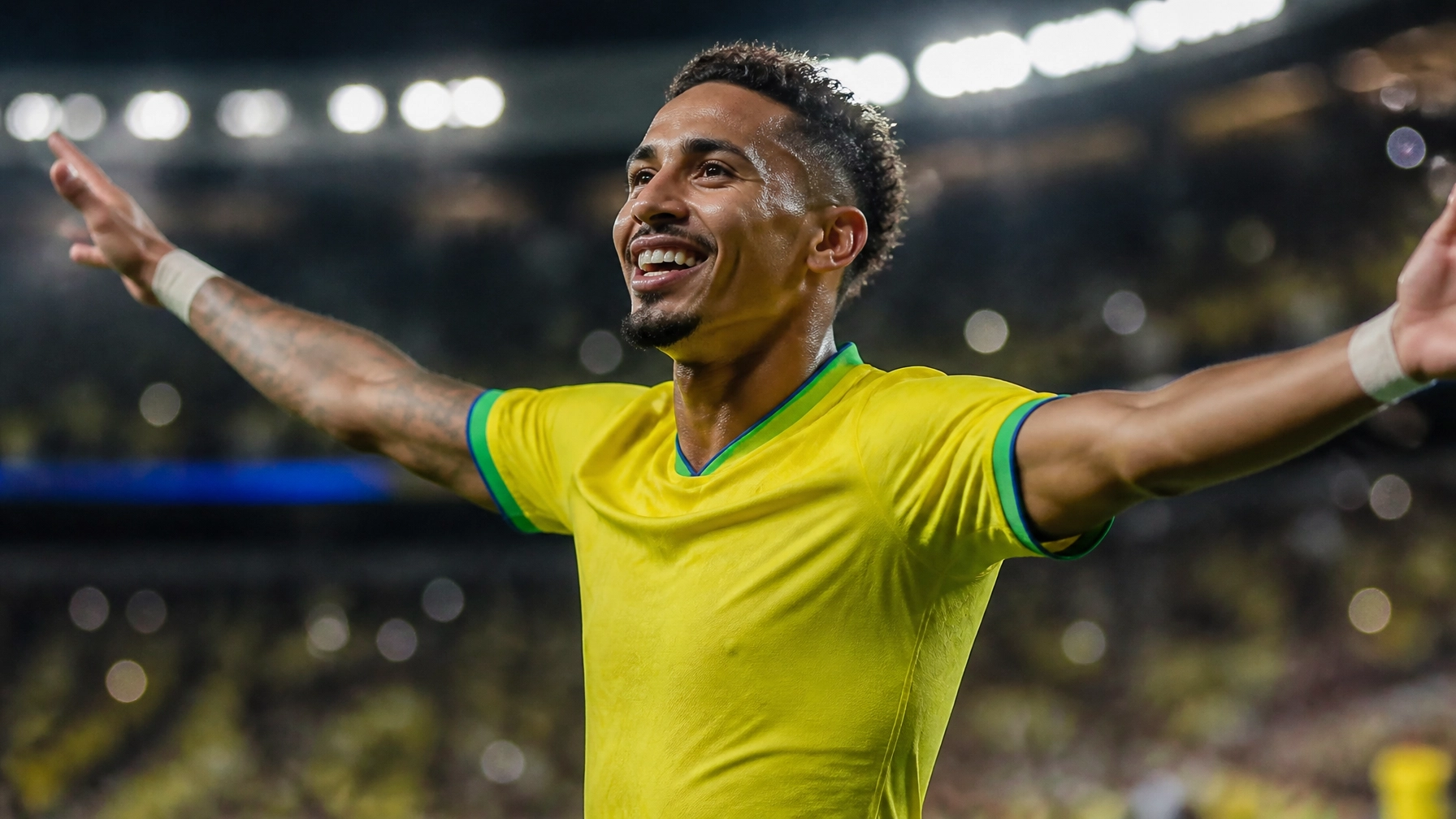Torjubel eines brasilianischen Spielers bei der WM 2026