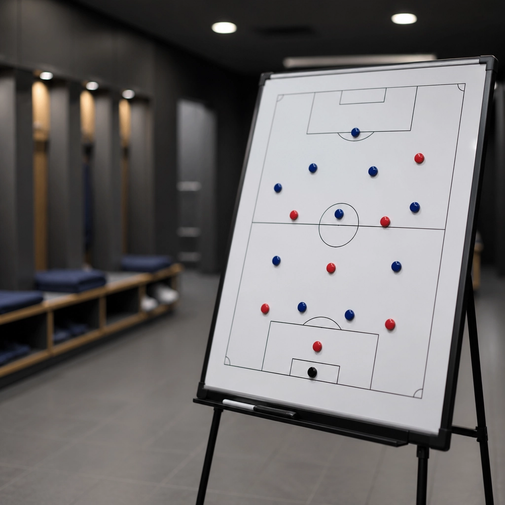 Taktiktafel Fußball