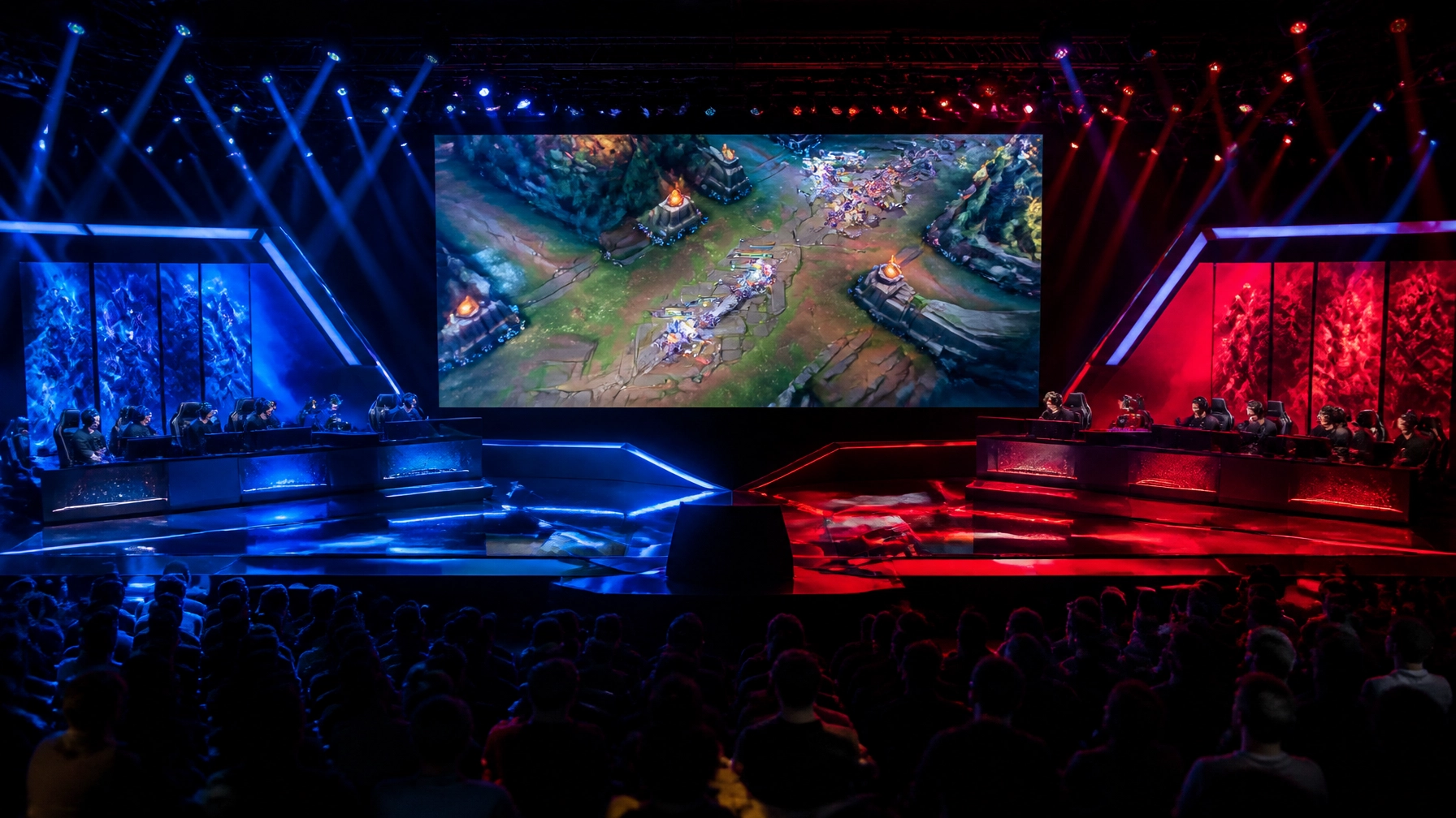 Die Atmosphäre beim League of Legends Halbfinale des Esports World Cup 2026 in Paris