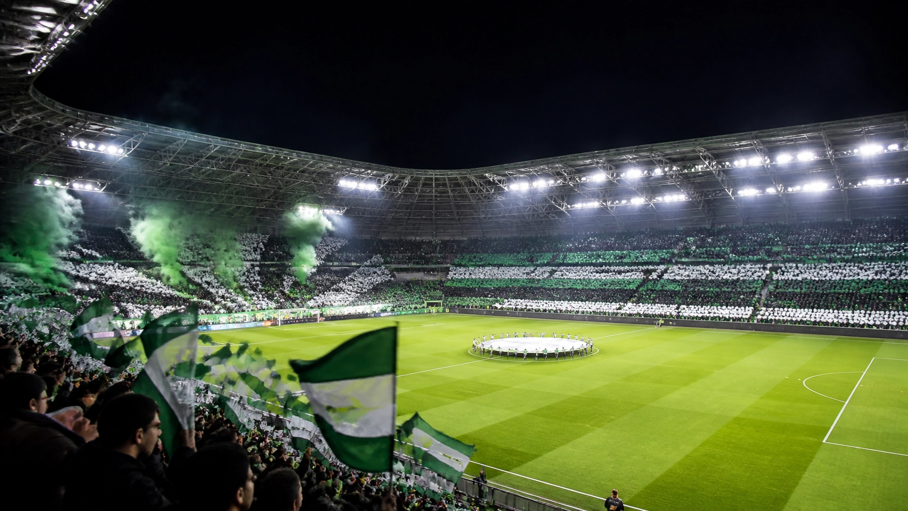 Stadionatmosphäre in Budapest vor dem Qualifikationsspiel