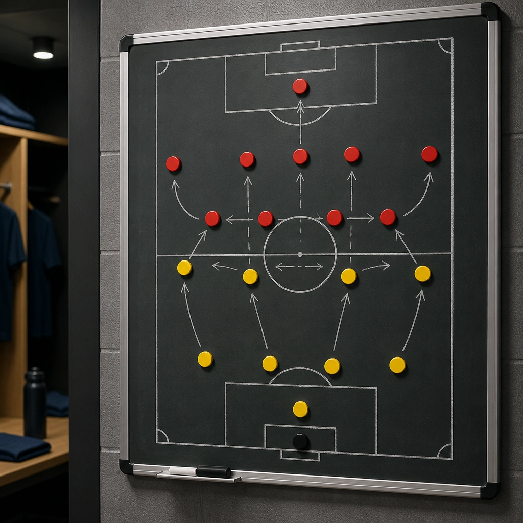 Taktische Formation für das Spiel am 05.07.2026: Brasilien im 4-3-3 gegen Norwegens 4-5-1 System.