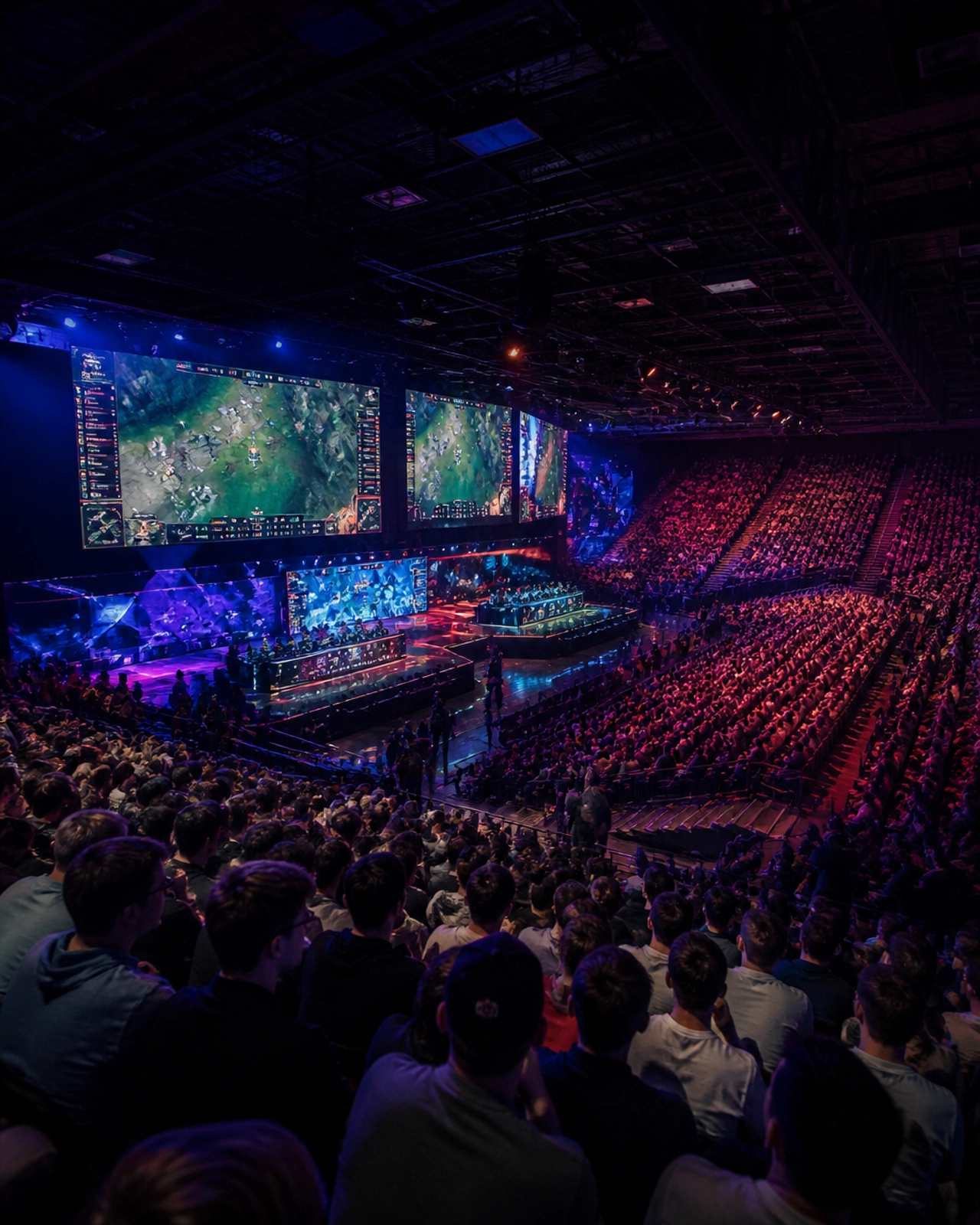 Atmosphäre in der Paris Expo Porte de Versailles während des Esports World Cups