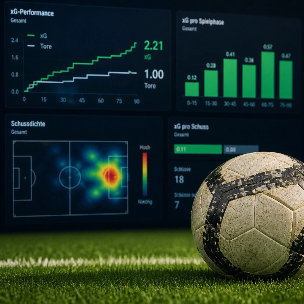 Datenbasierte Analyse und Statistiken für Fußballspiele
