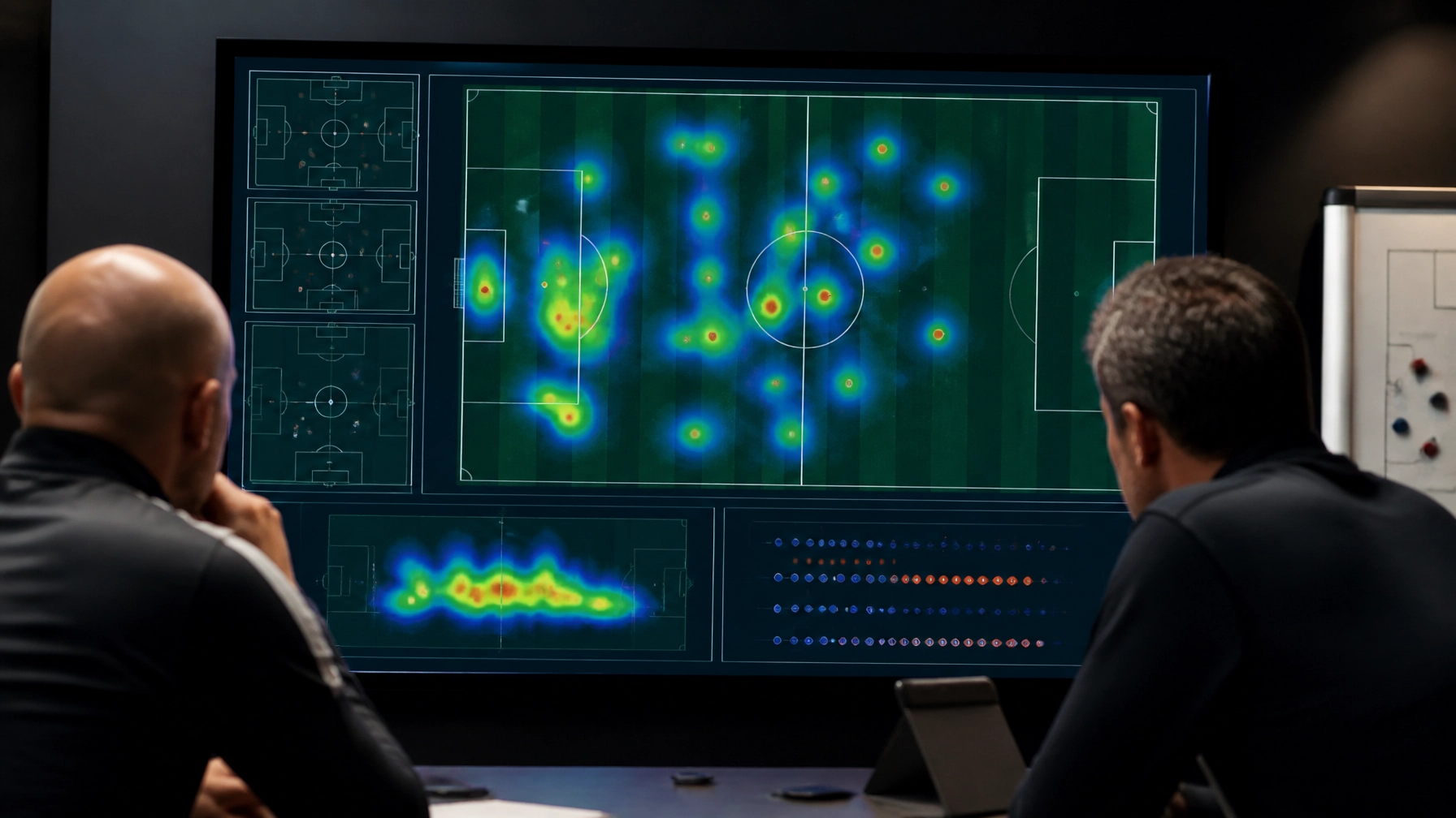 Taktische Analyse Fußball Tafel