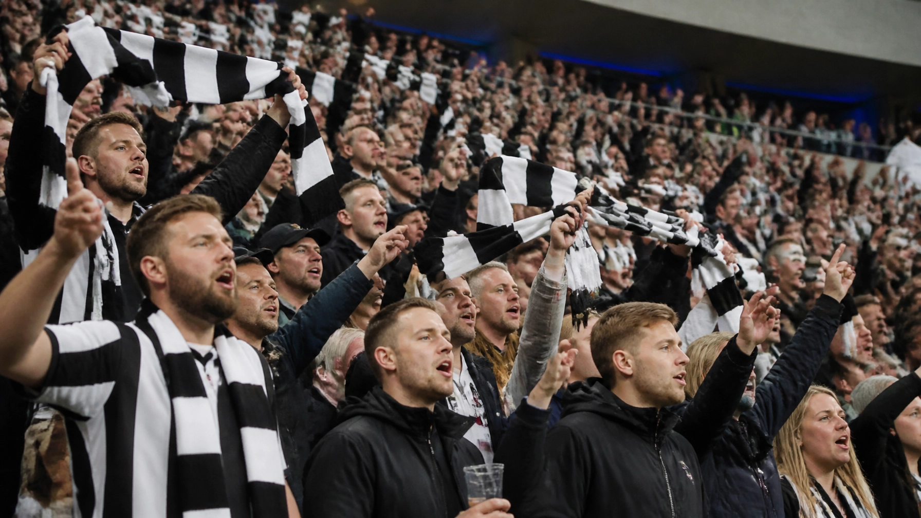 Fans von Rosenborg BK sorgen für Stimmung im Stadion