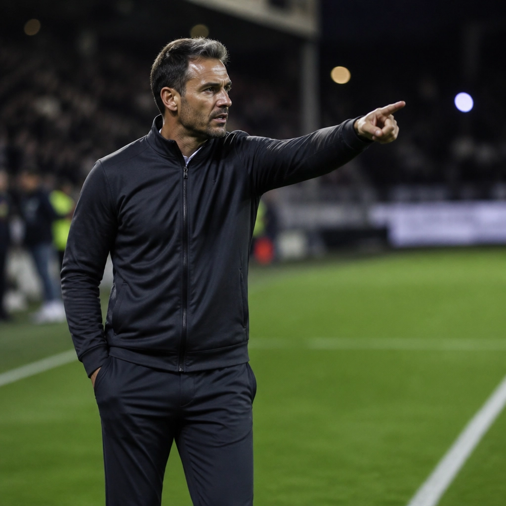 Trainer am Spielfeldrand