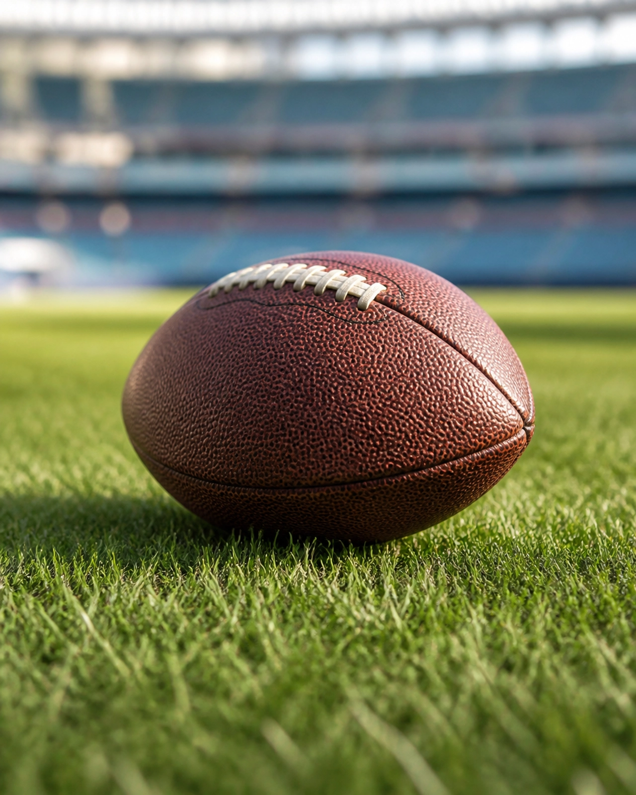 Fokus auf einen Fußball auf grünem Rasen als Symbol für datengetriebene Sportwetten-Analysen