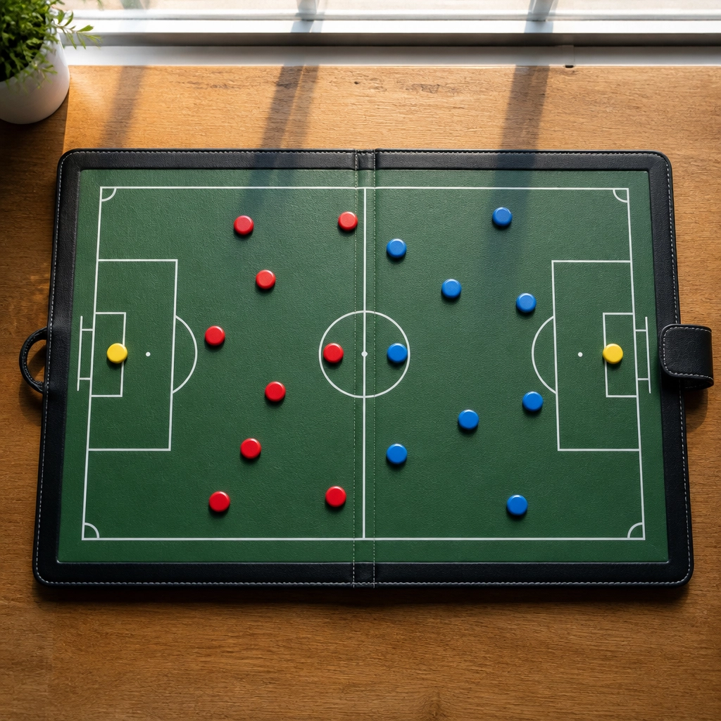 Taktik-Board zur Vorbereitung auf das WM-Spiel
