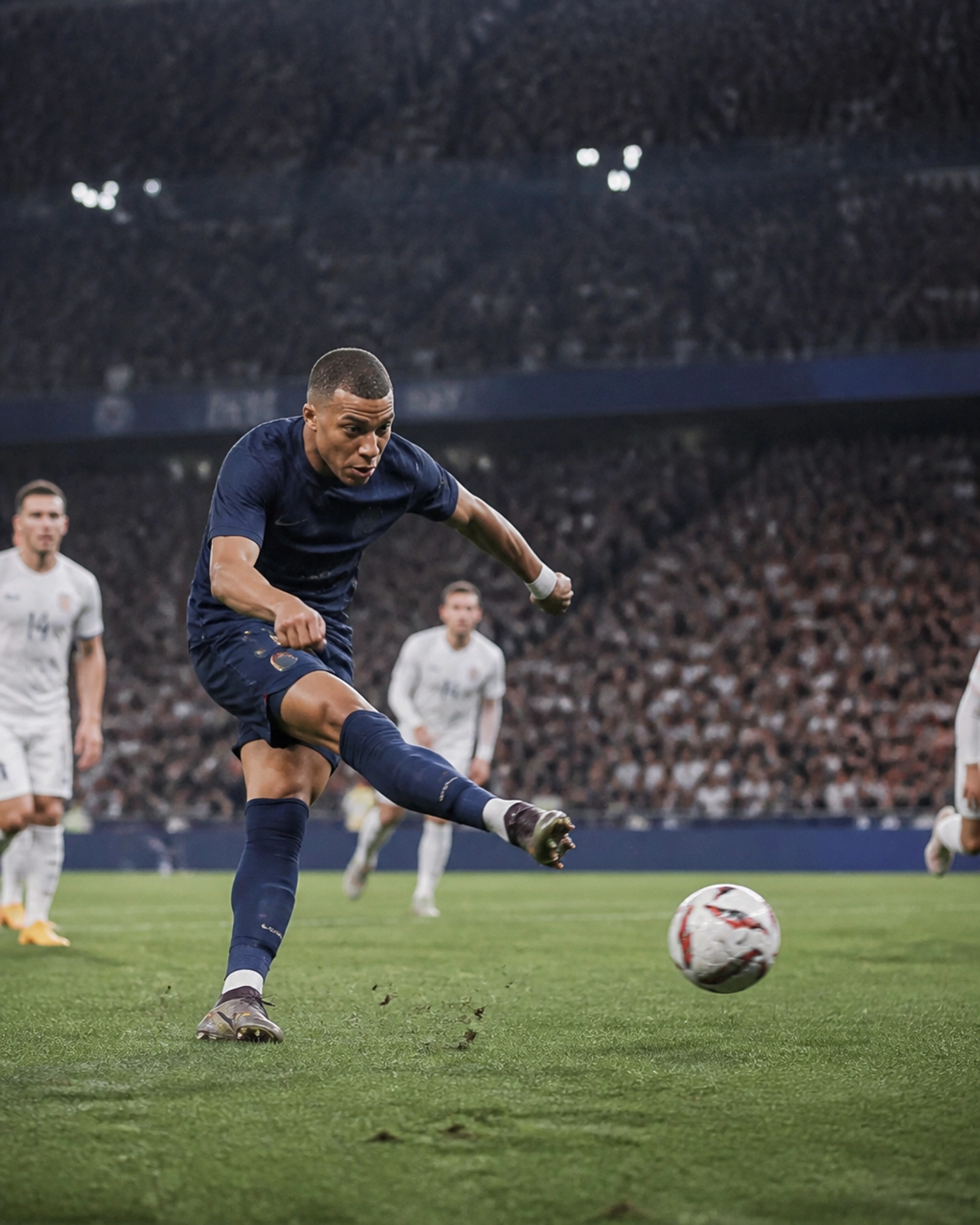 Kylian Mbappé in einer Offensivaktion während der WM 2026