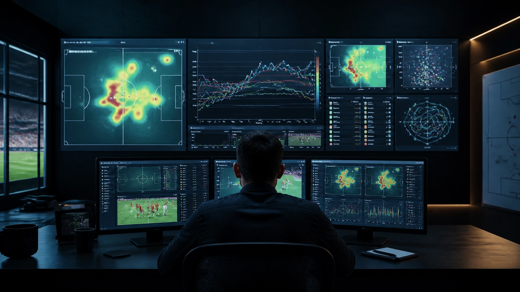 Fußball Analyse Raum