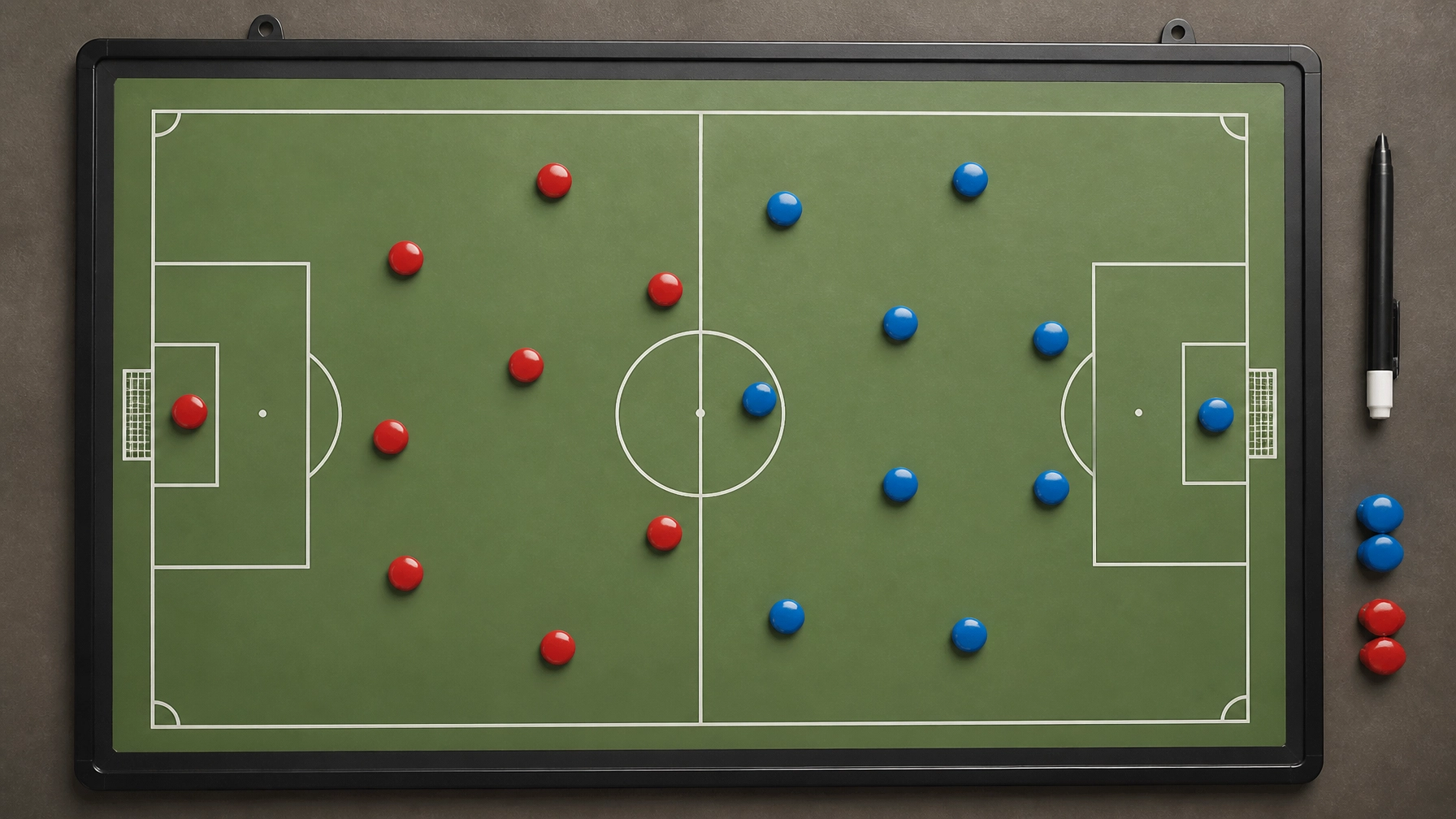 Taktische Analyse und Spielfeldtafel