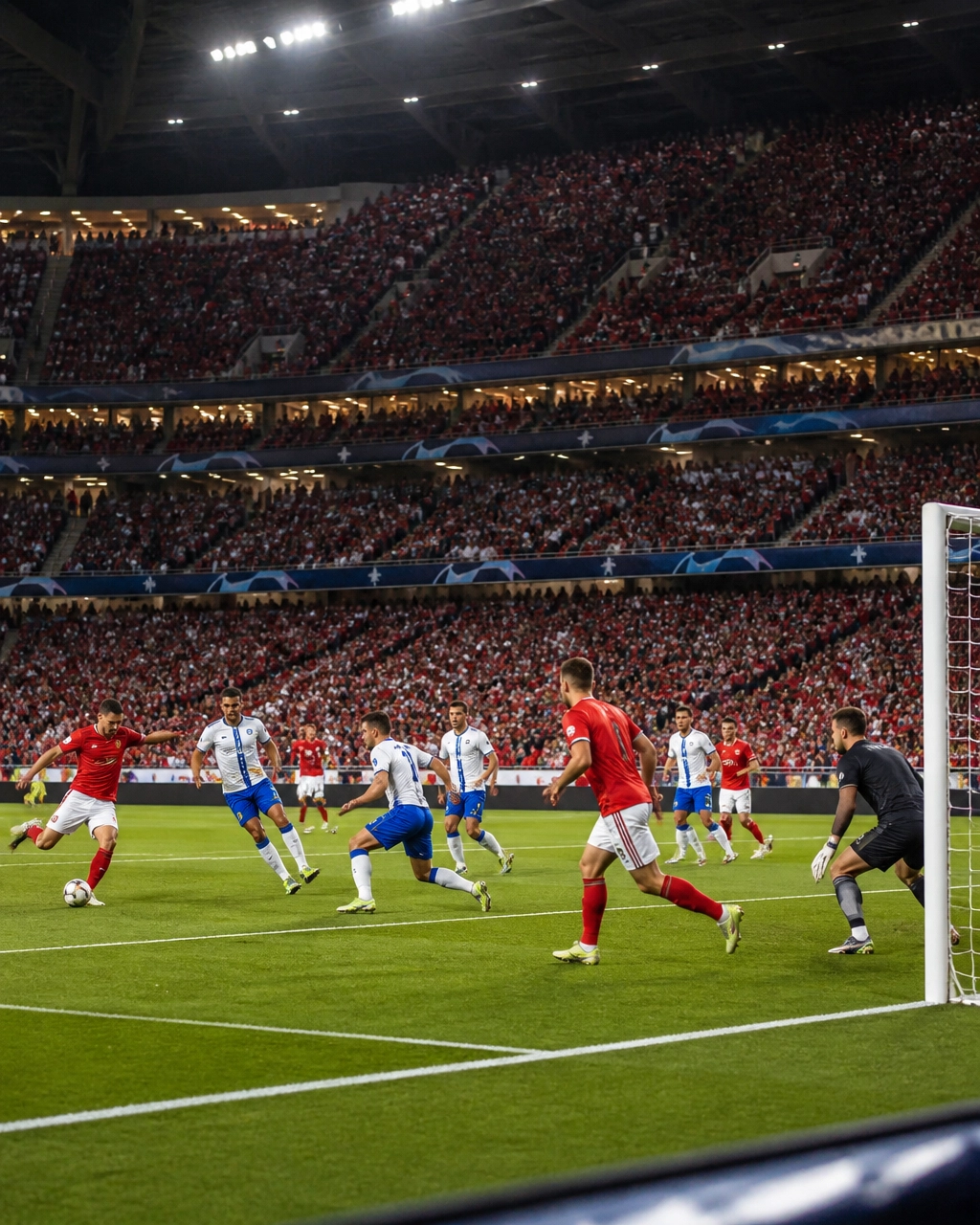 Benfica mit hohem Offensivdruck im heimischen Stadion