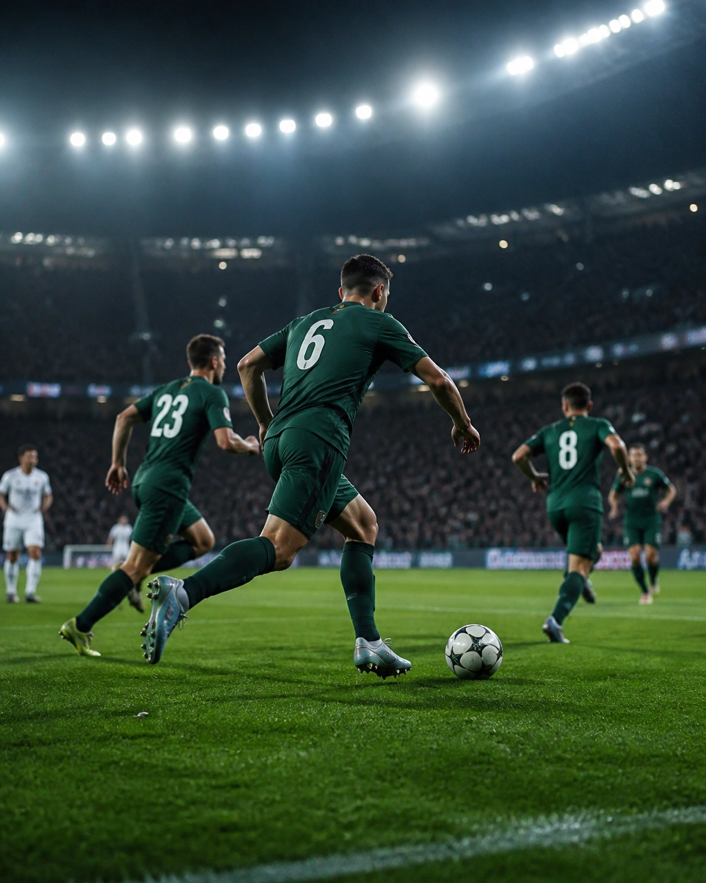 Kompakte Celtic-Defensive mit Raum für schnelle Gegenstöße im nächtlichen Champions-League-Stadion