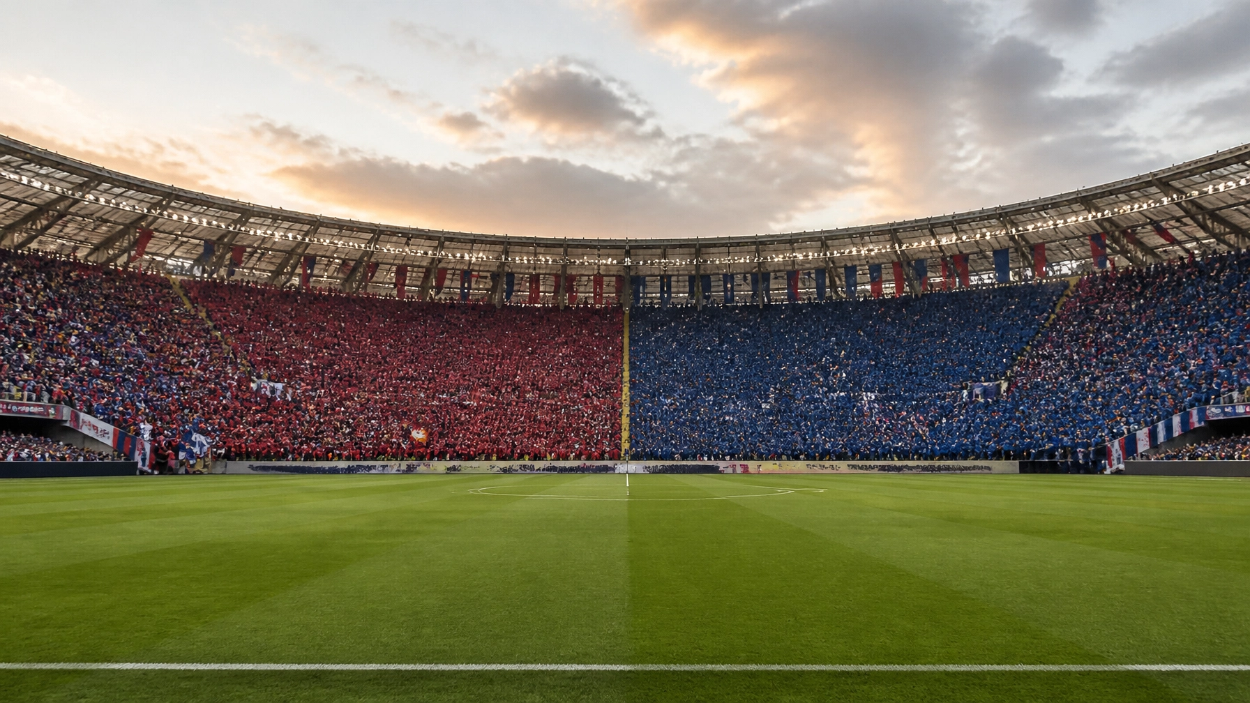 Atmosphäre vor dem Serie-A-Spiel Bologna gegen Lazio