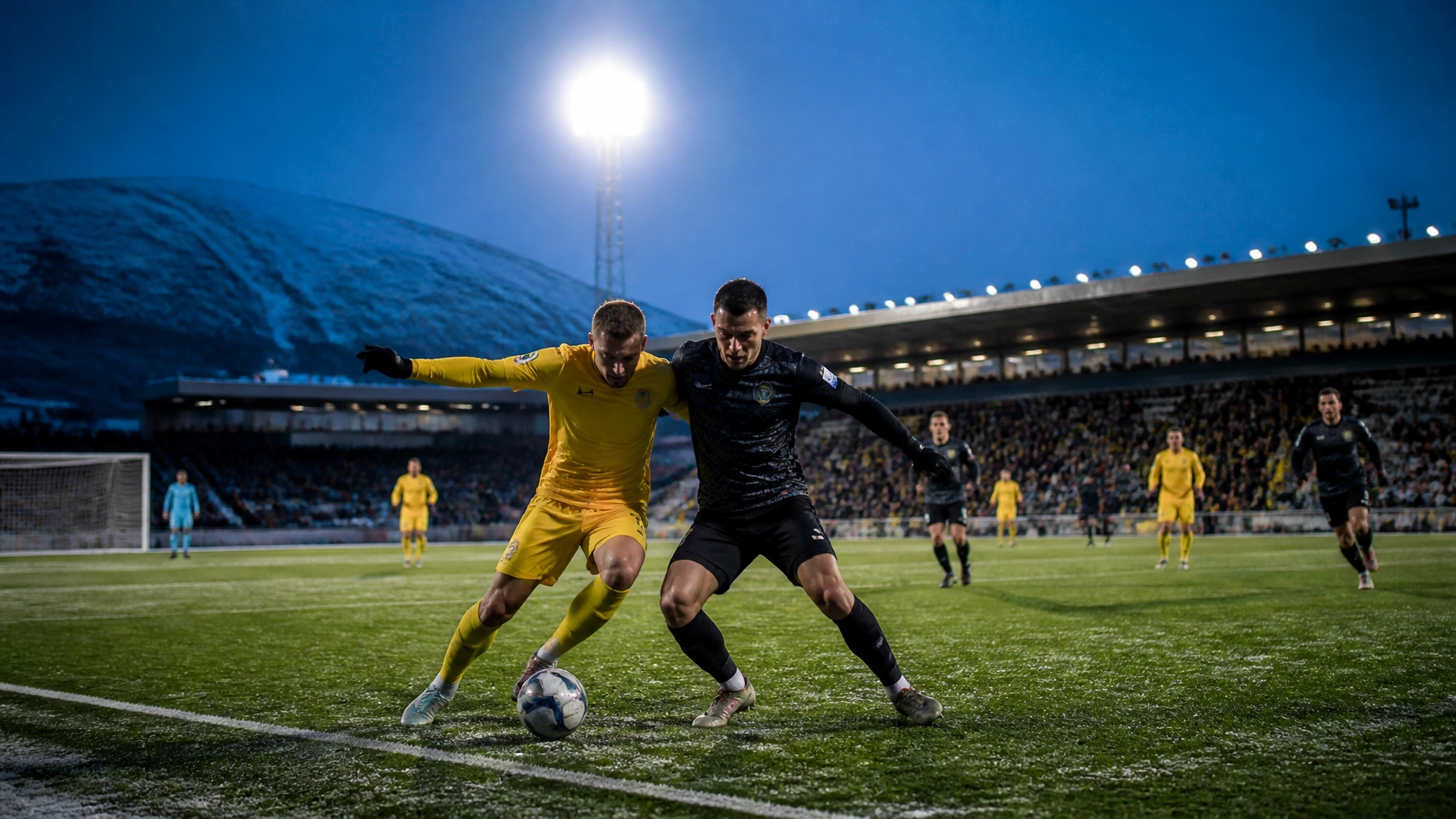Flutlicht und nordische Stadionstimmung vor Bodø/Glimt gegen NEC Nijmegen
