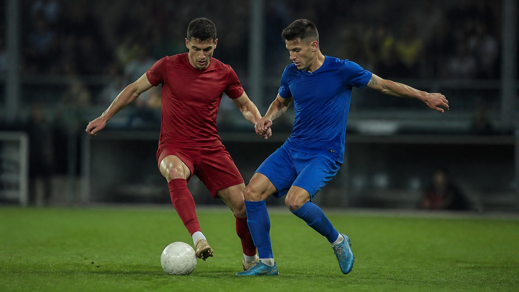 Intensives Mittelfeldduell im italienischen Fußball