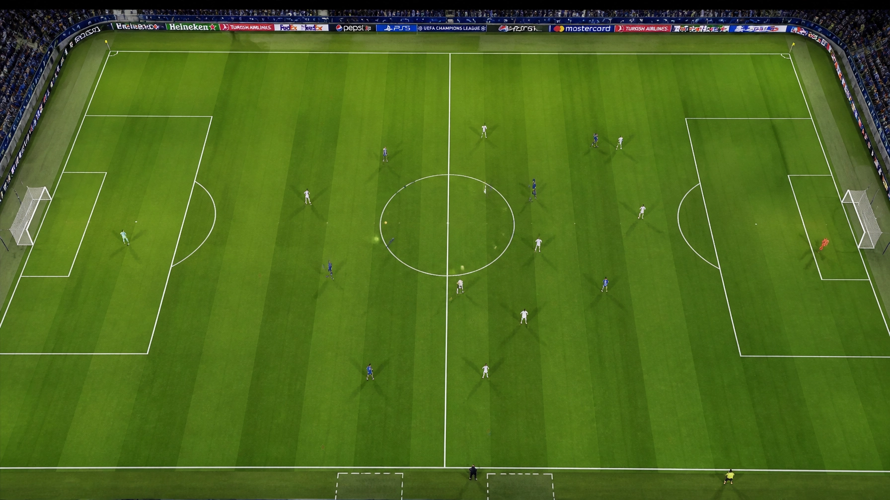 Taktische ansicht eines fussballfeldes für die analyse
