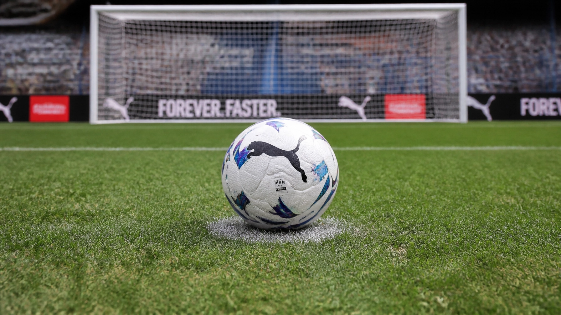 Fussball auf dem Rasen