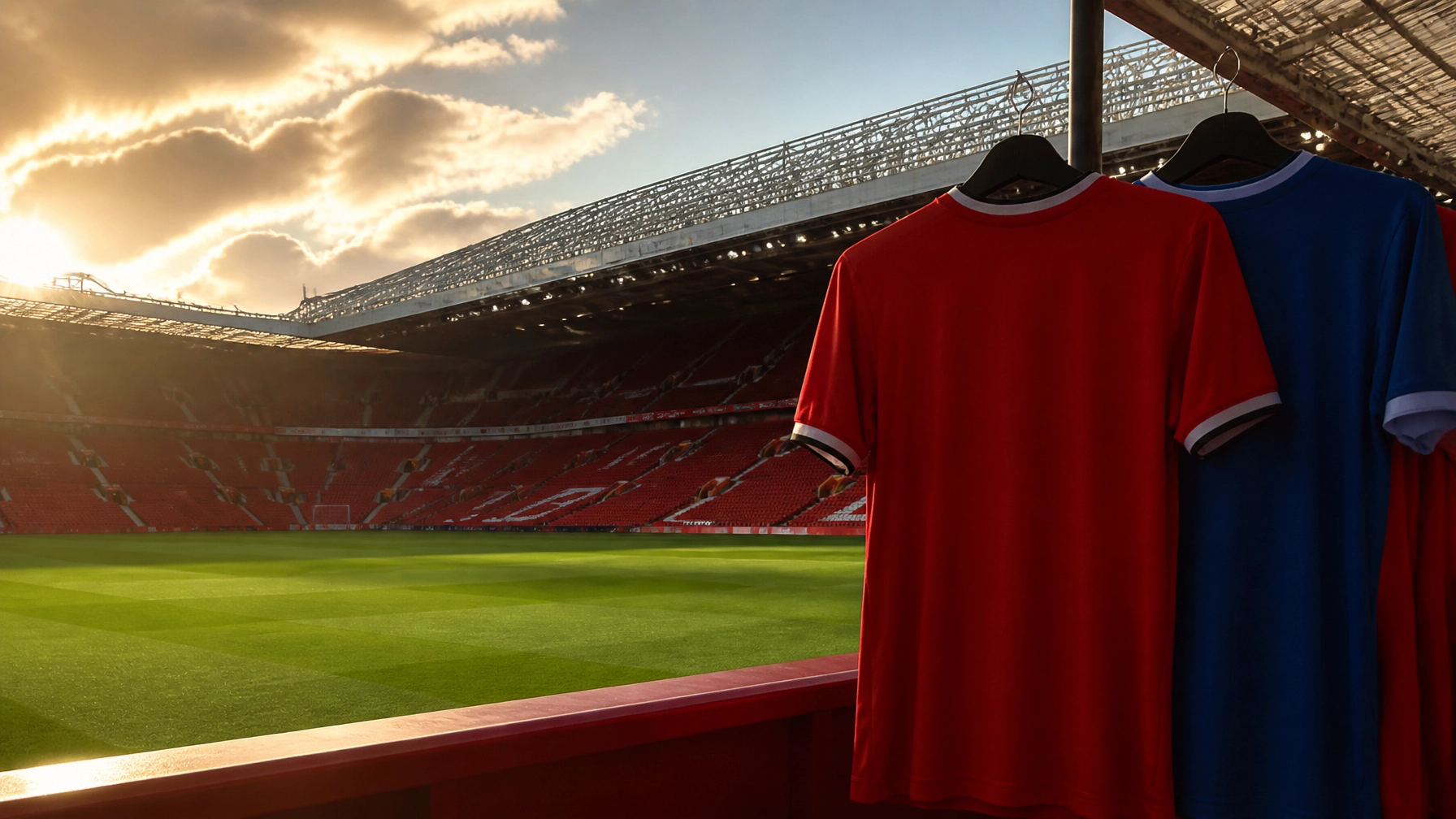 Old Trafford vor dem Anstoß mit roter Heimspiel-Atmosphäre – old-trafford-manchester-united-ipswich-20260830