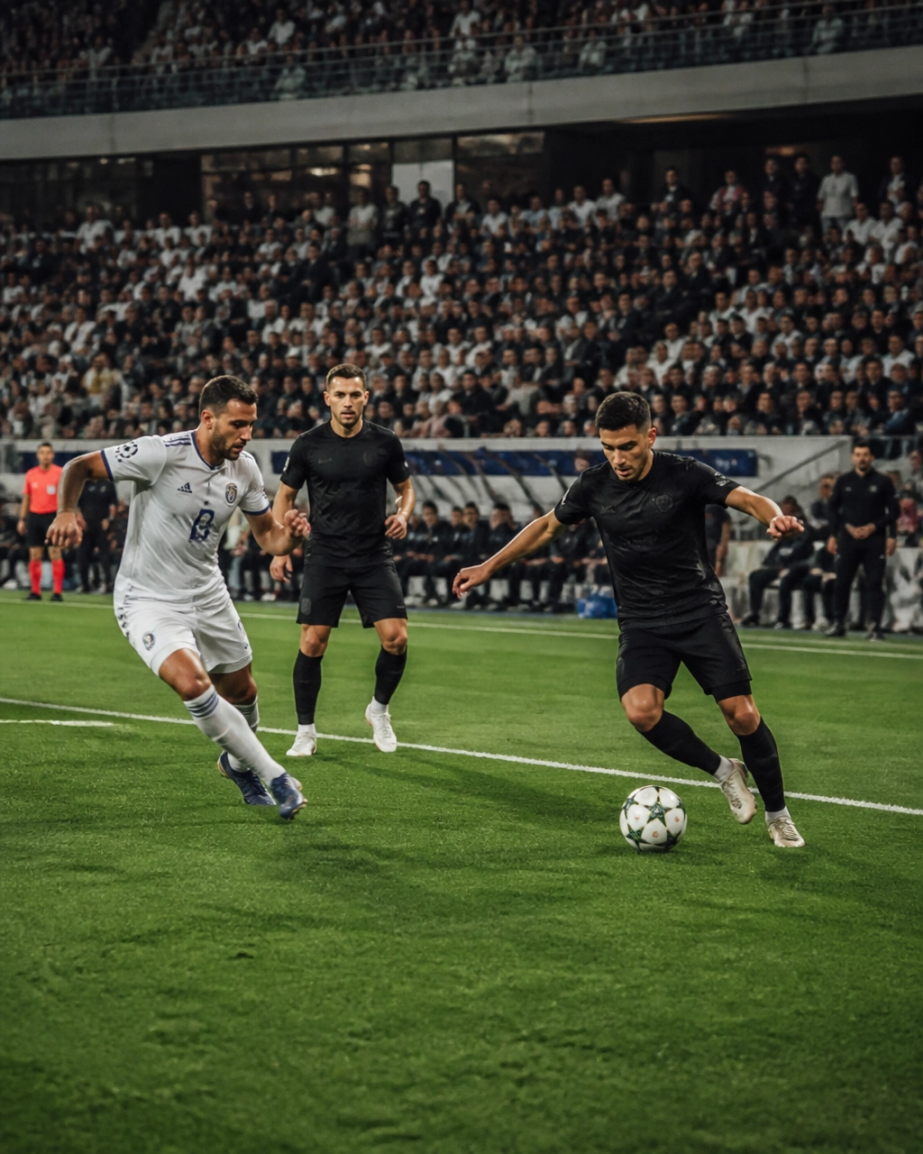 Heimoffensive unter Flutlicht in einer österreichischen Arena als Symbol für den notwendigen Angriffsfußball des LASK
