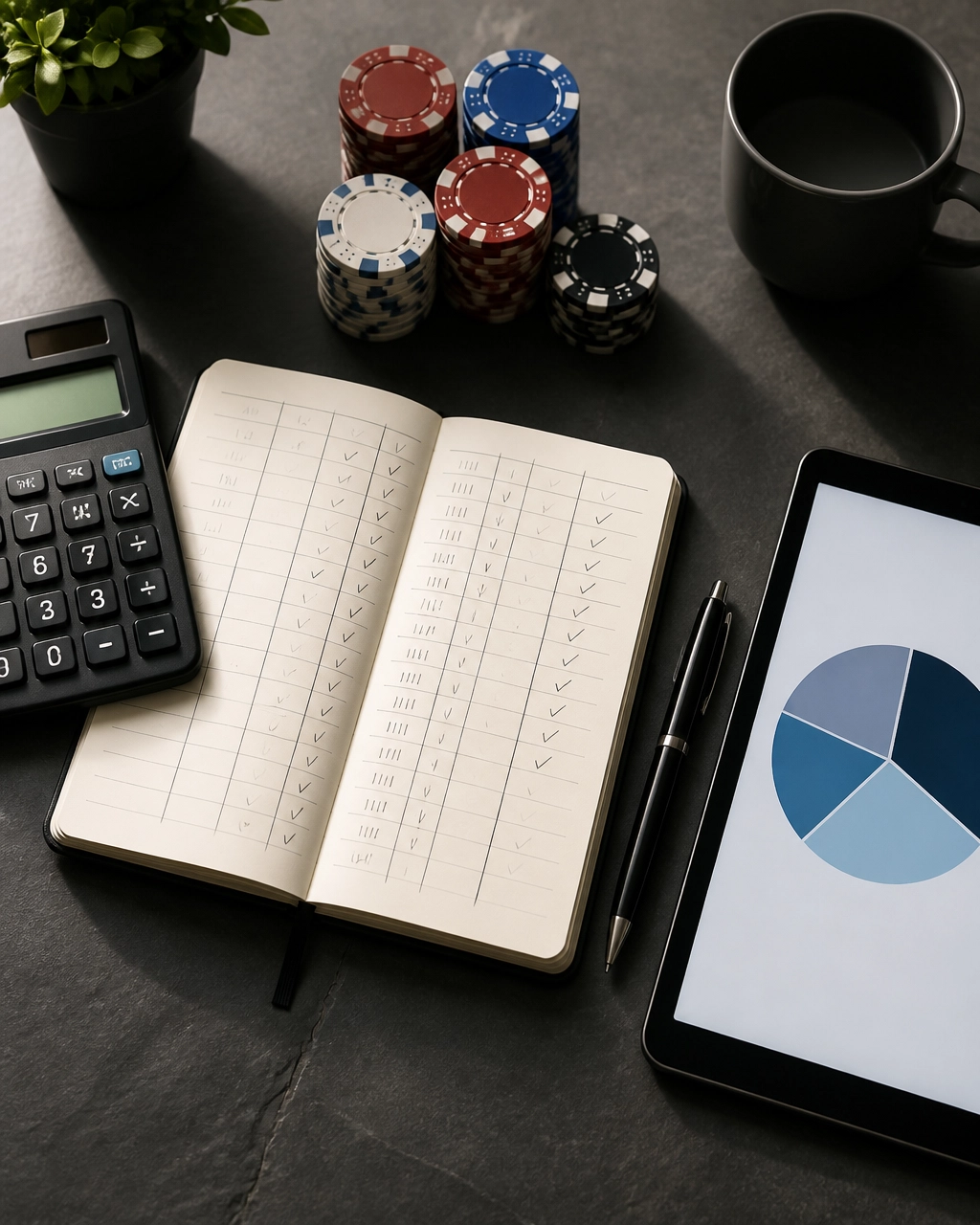 Diszipliniertes Bankroll-Tracking mit neutralen Analyseunterlagen