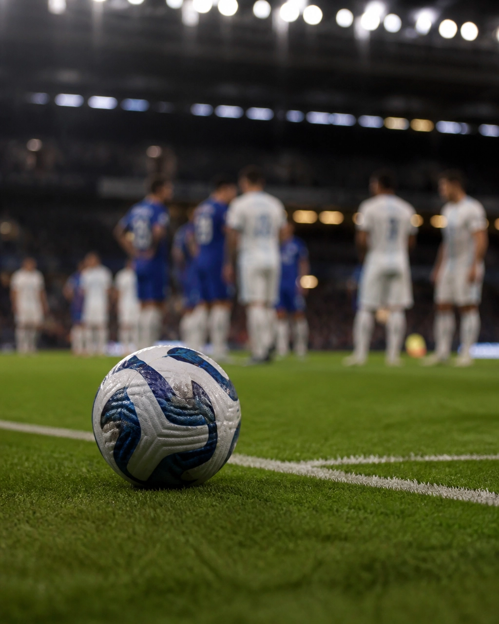 Fußball nahe dem Strafraum als Symbol für Torwahrscheinlichkeit und Chancenqualität