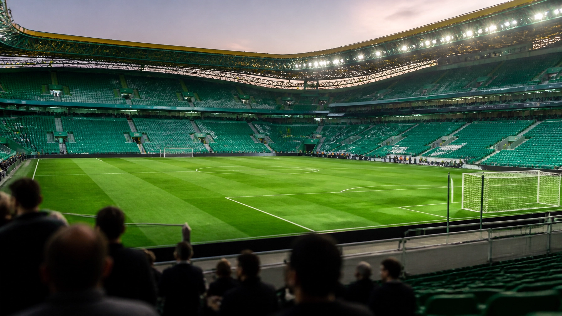 Stadionatmosphäre vor dem Spiel Sporting CP gegen Vitória Guimarães