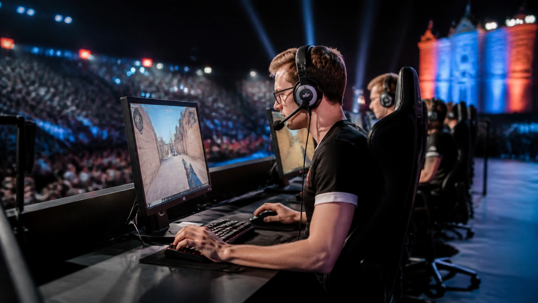 Counter-Strike-2-Playoff-Arena beim BLAST Open in Porto