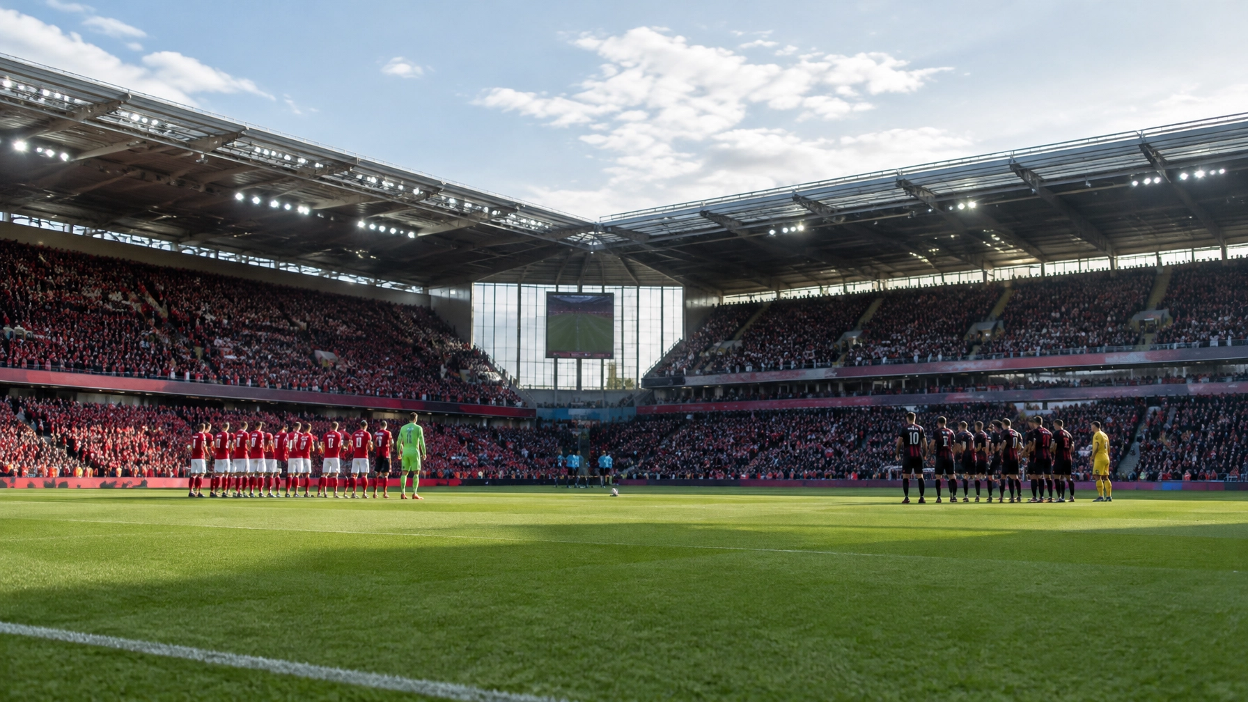 Stadion vor Mainz gegen Frankfurt im Bundesliga-Nachmittag