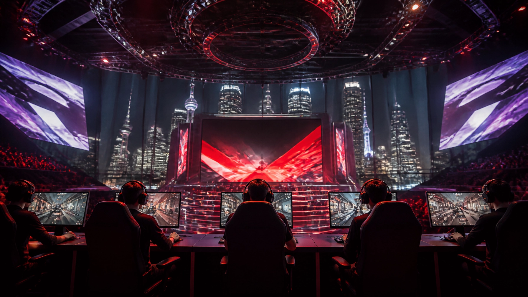 Internationale Valorant-Meisterschaft in einer modernen Shanghai-Arena