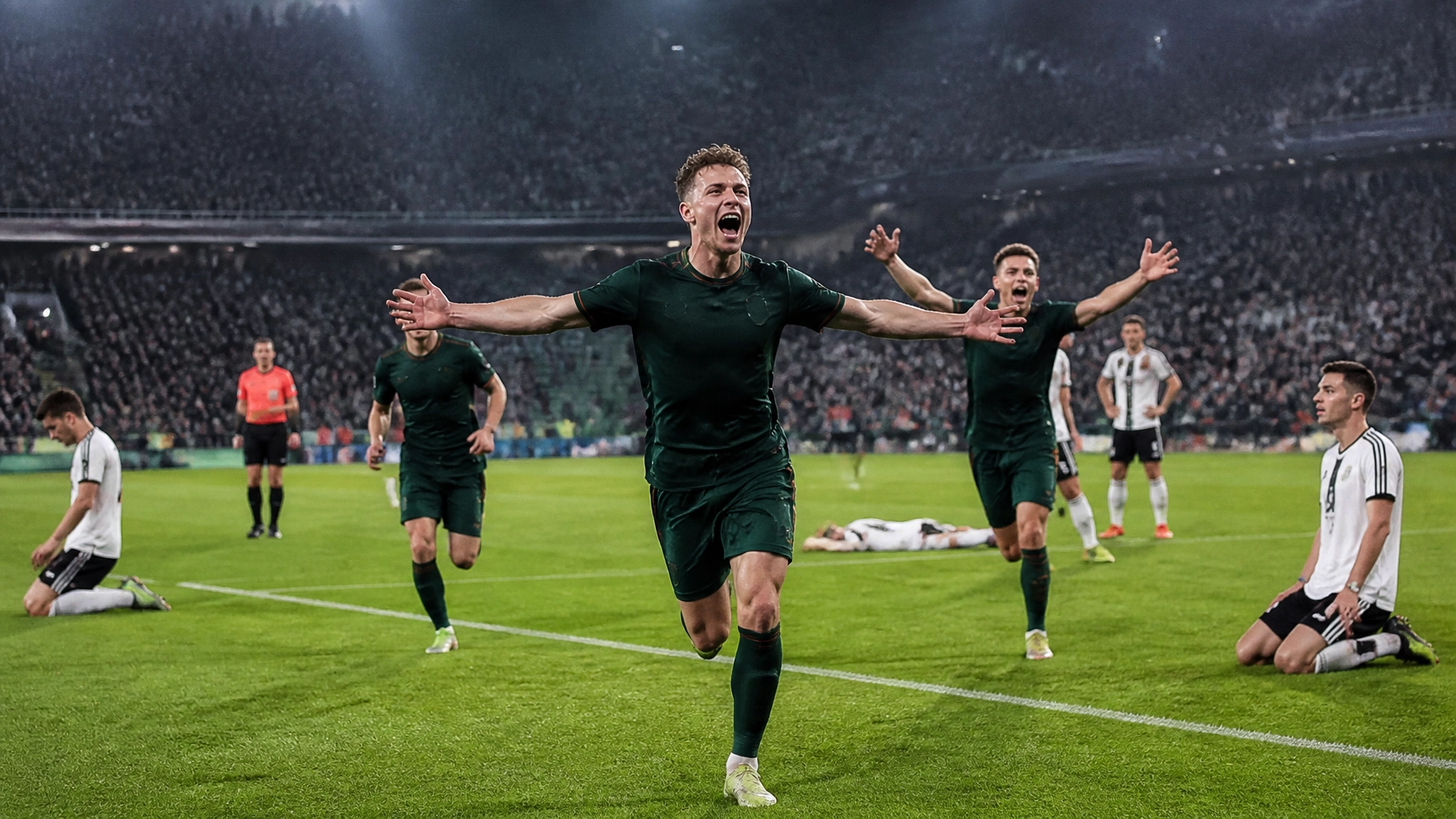 Aufsteiger SV 07 Elversberg feiert einen späten Auswärtssieg in Mönchengladbach