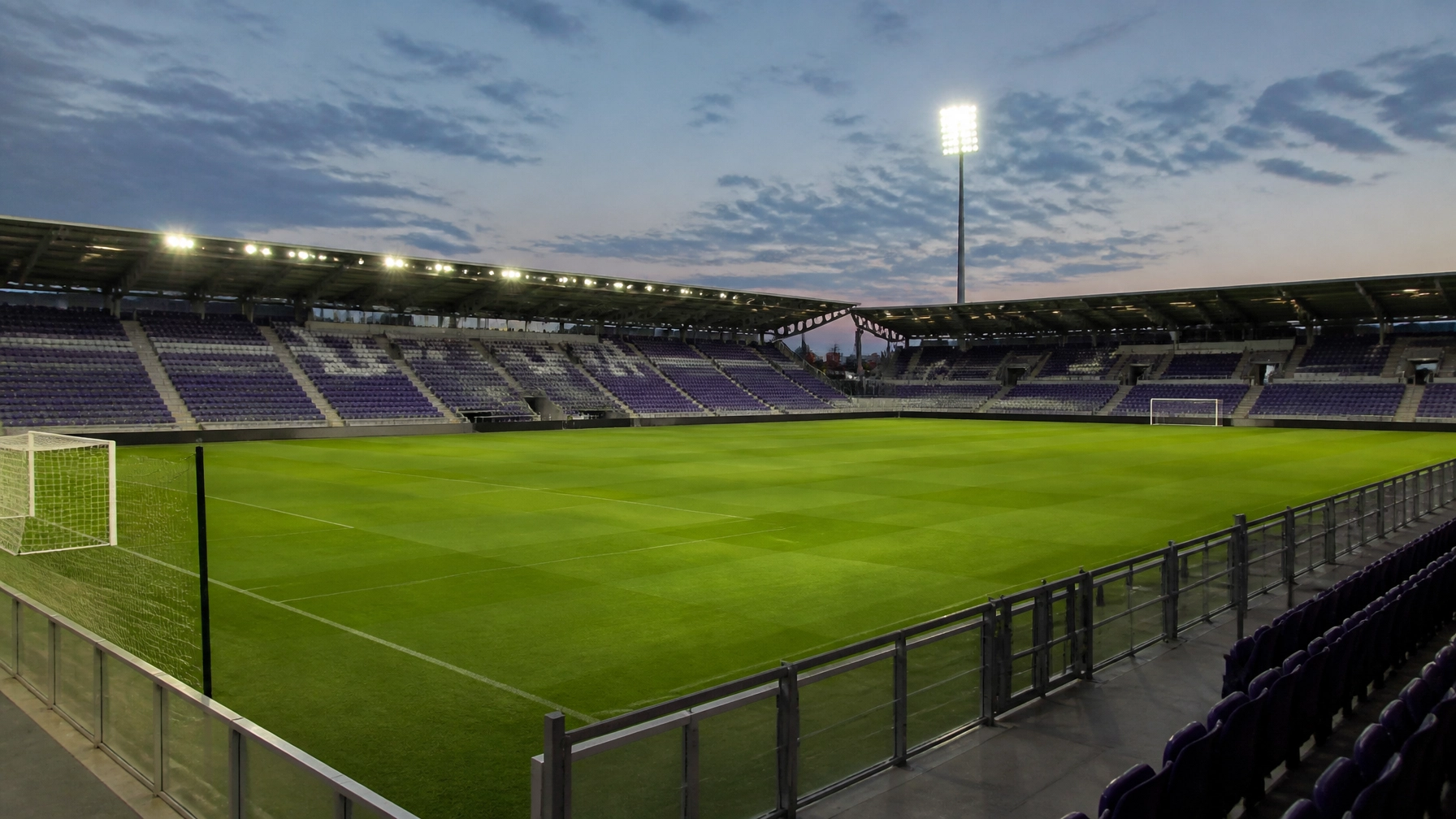 Stadionatmosphäre in der Lavanttal Arena vor dem Anstoß