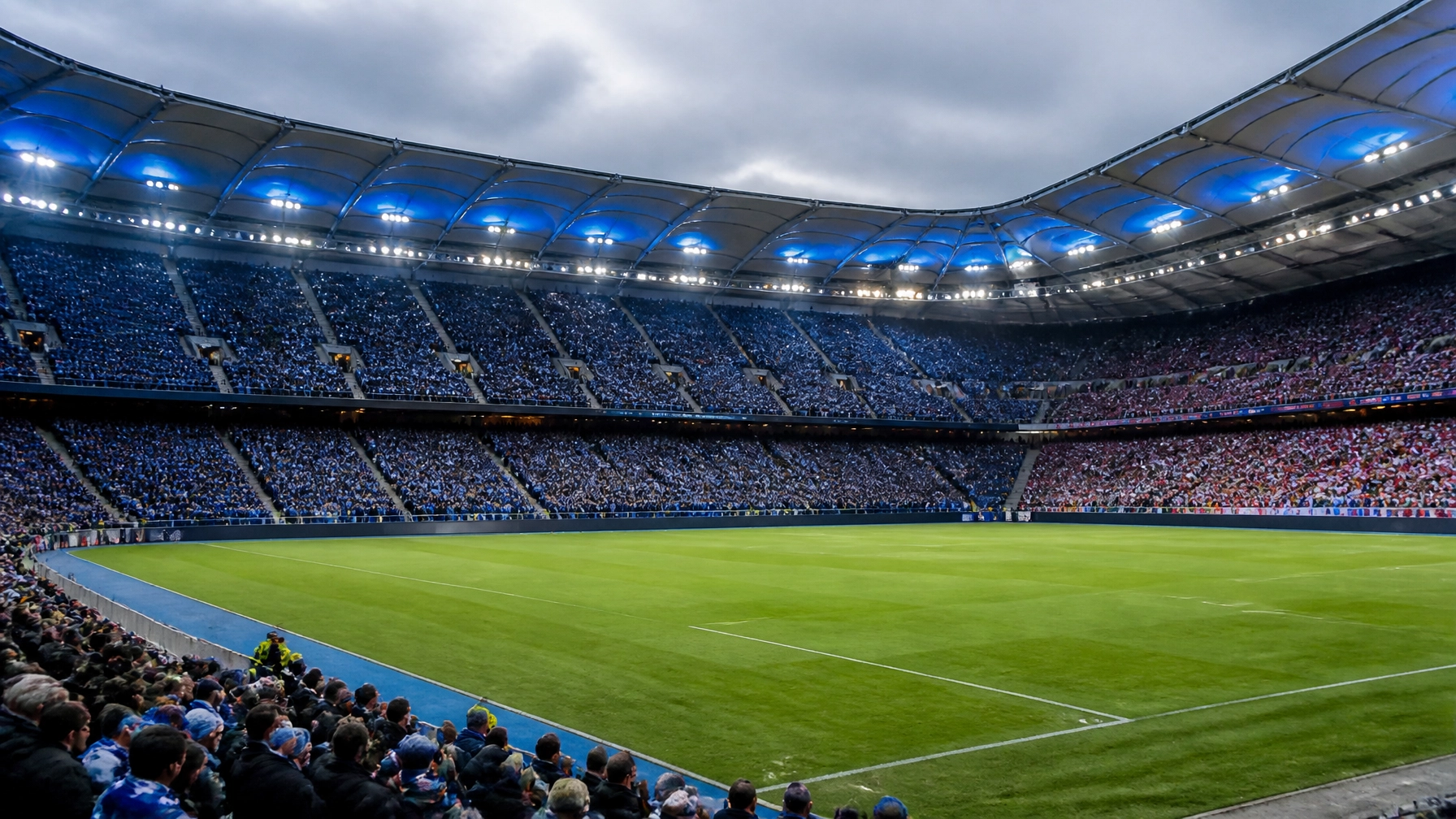 Stadionatmosphäre vor Hamburger SV gegen Mainz 05