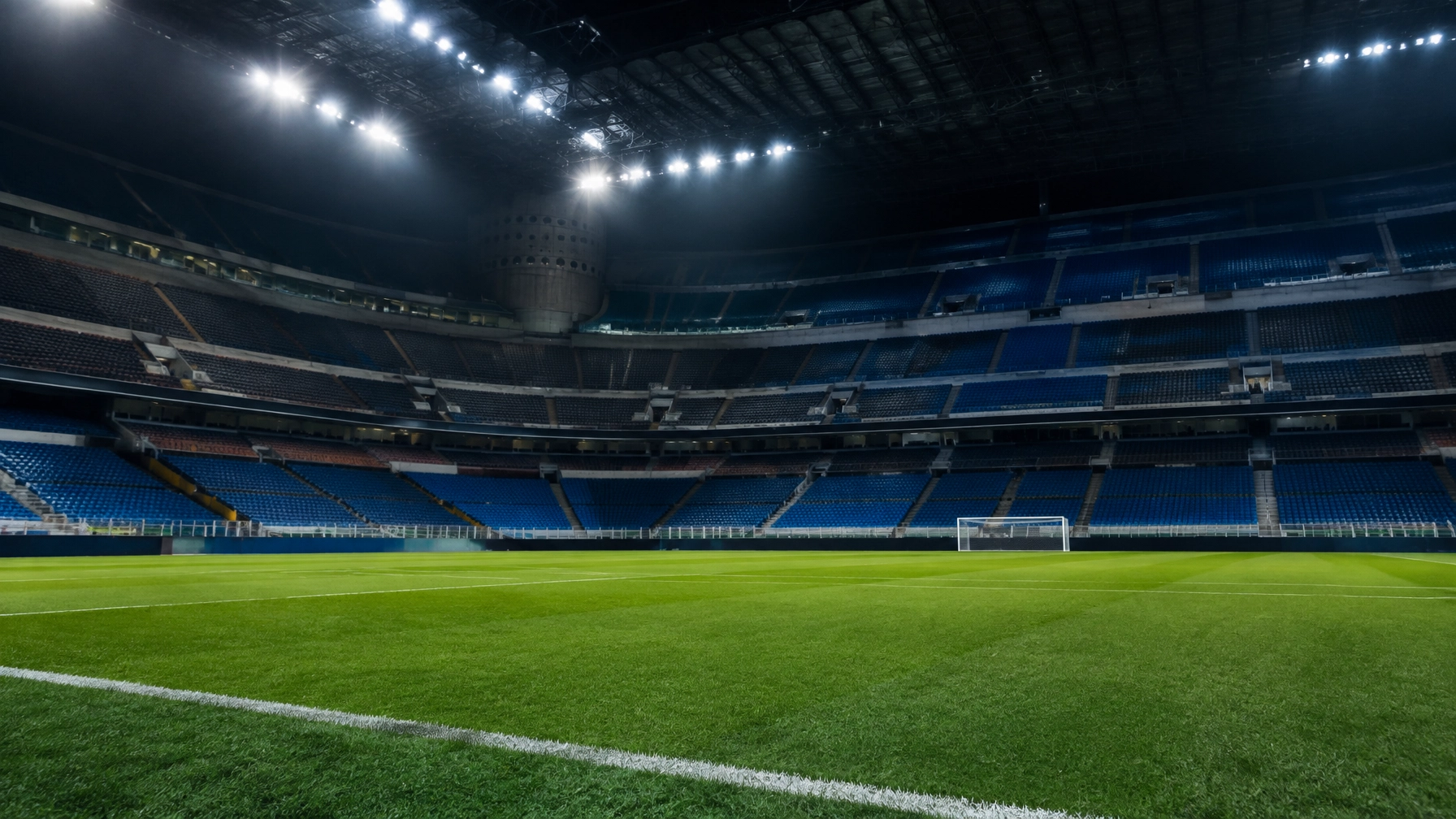 Atmosphäre im San Siro vor dem Serie-A-Spiel