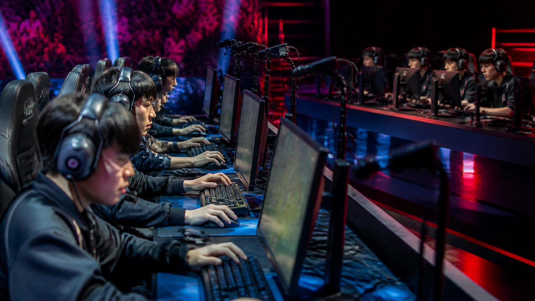 Comeback-Serie in einer koreanischen League-of-Legends-Arena