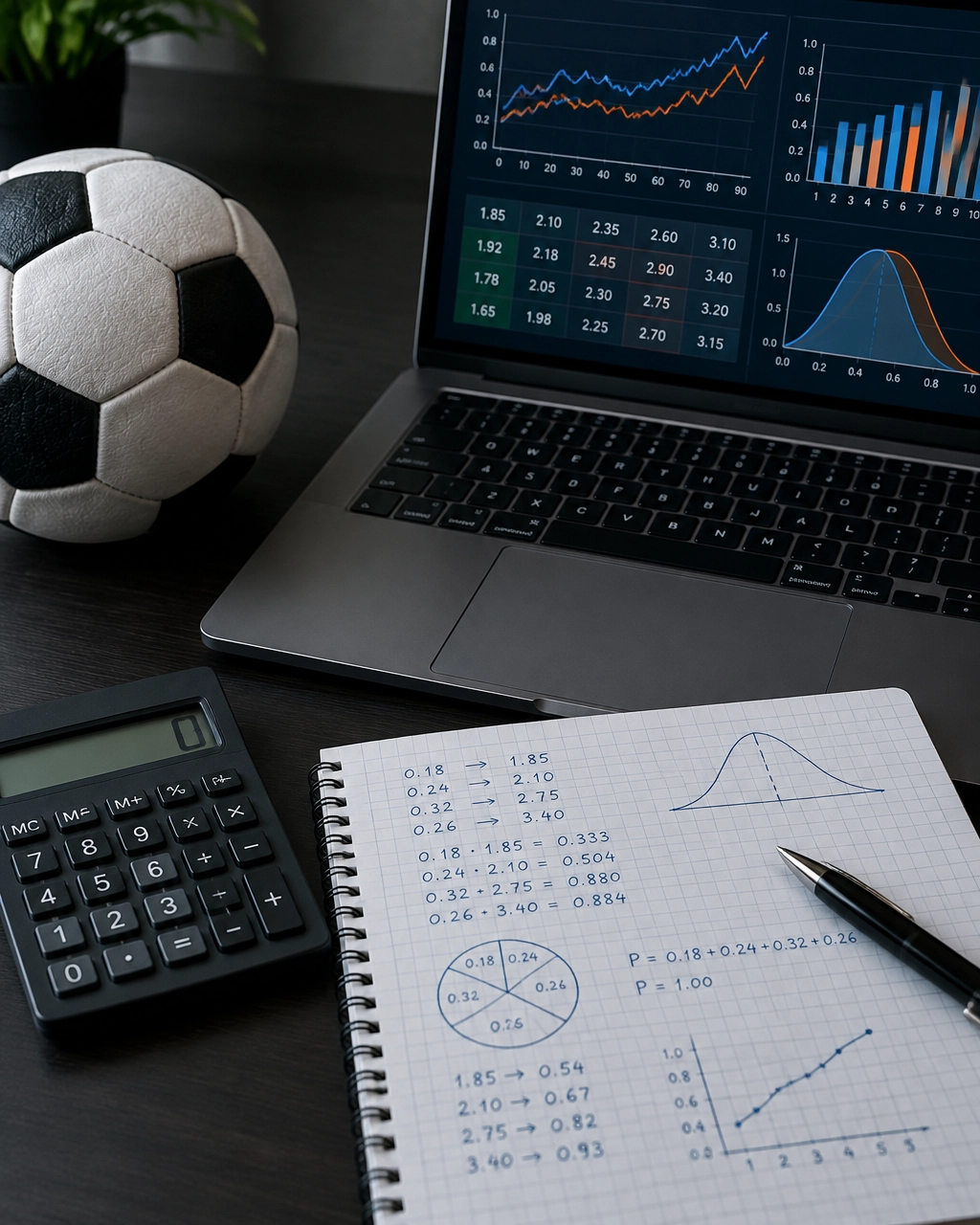 Quotenanalyse mit Wahrscheinlichkeiten und statistischen Notizen