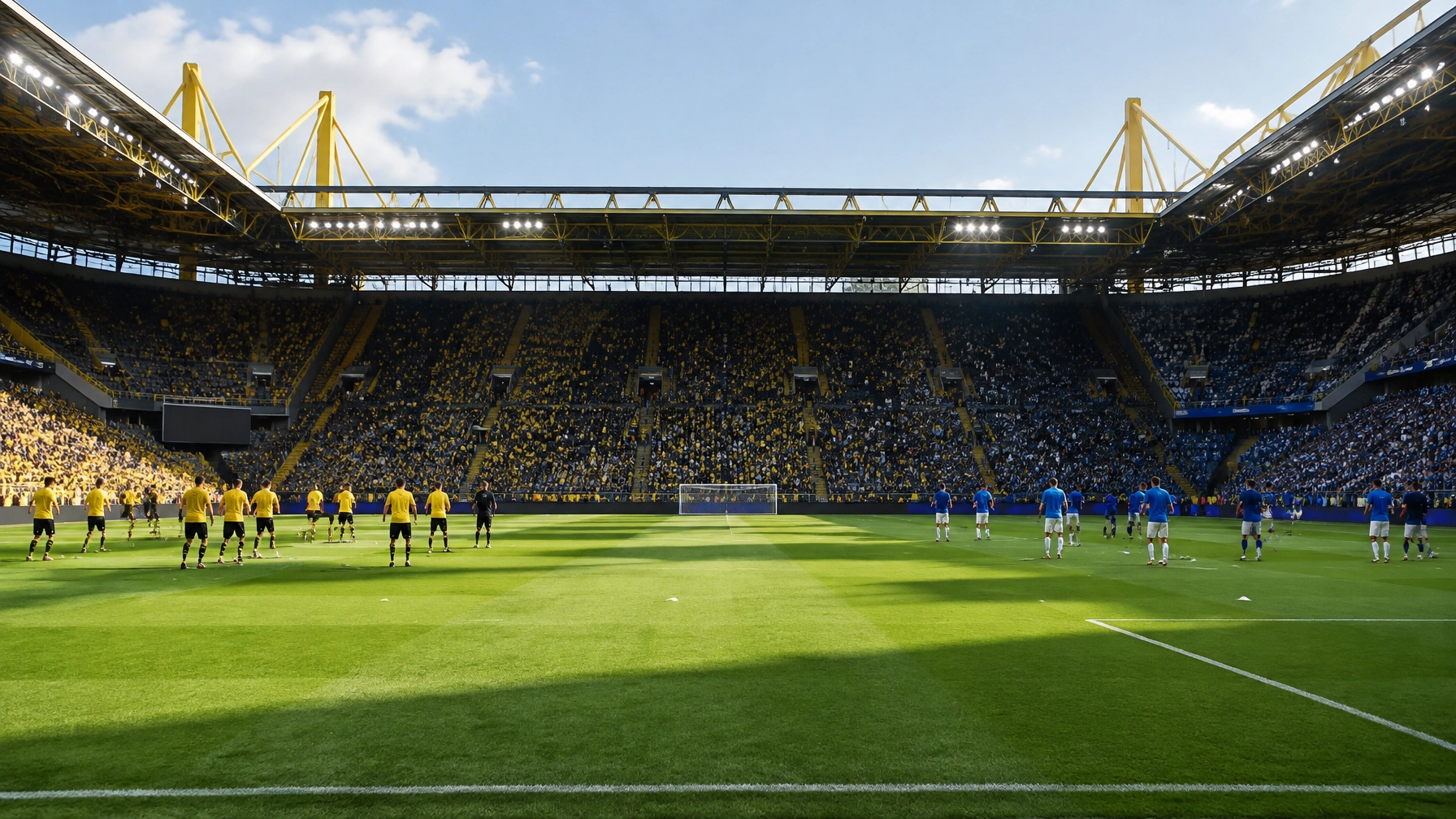 Stadionatmosphäre vor Dortmund gegen Paderborn