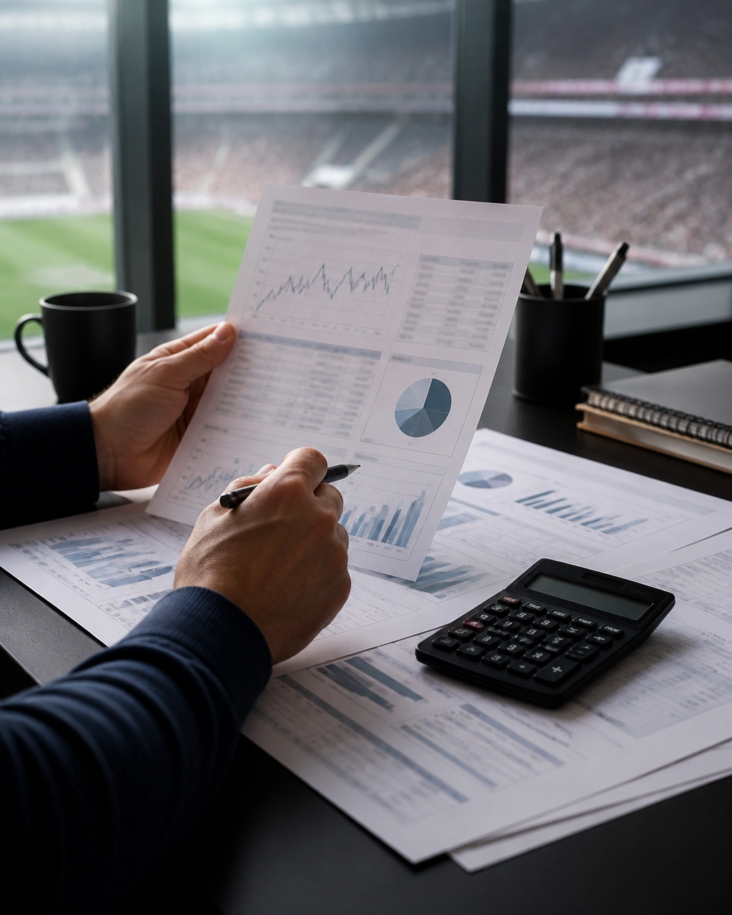 Analystische Auswertung von Wettmärkten mit Notizen und statistischen Unterlagen