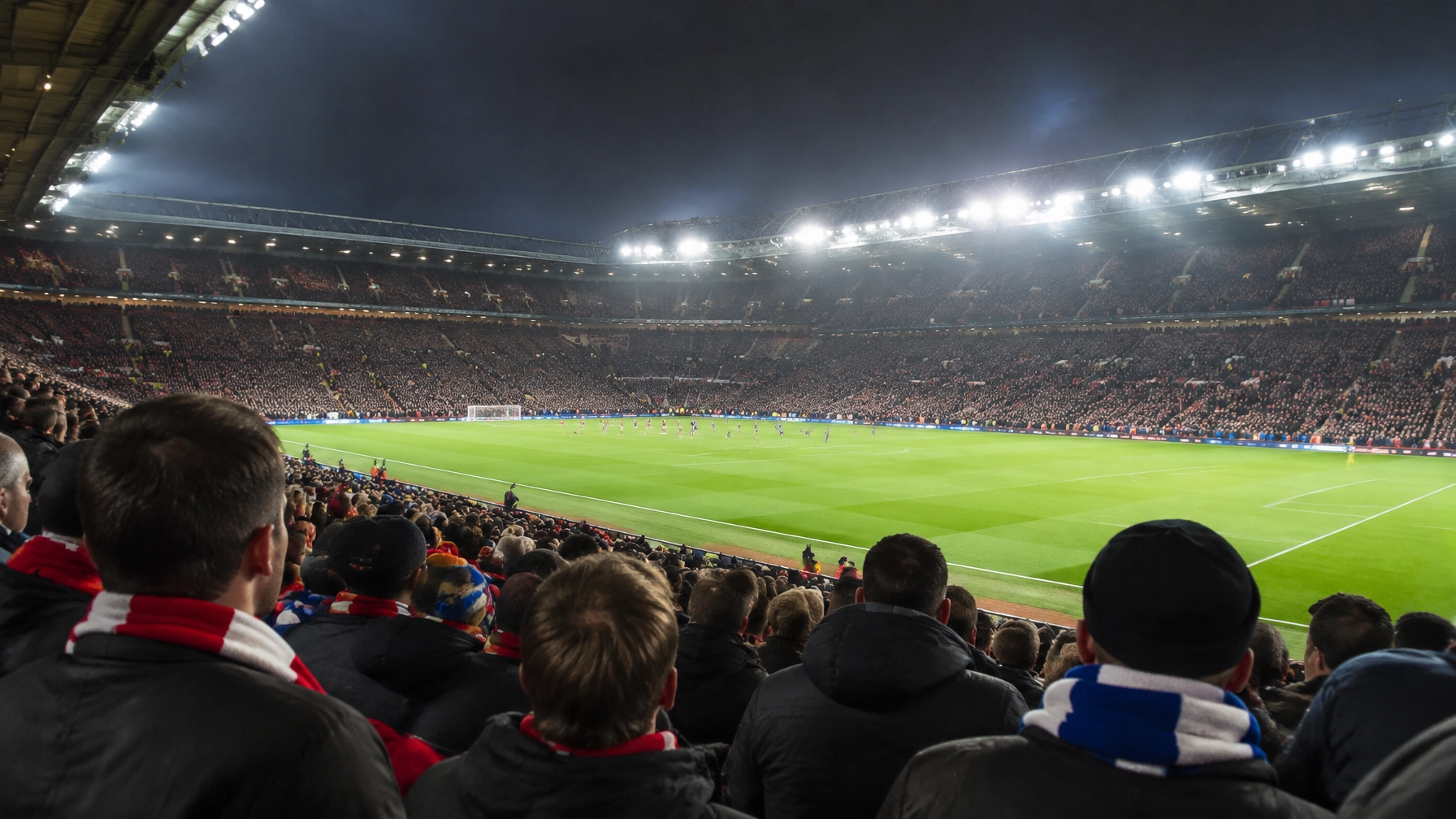 Derby-Atmosphäre auf den Rängen vor dem Anpfiff