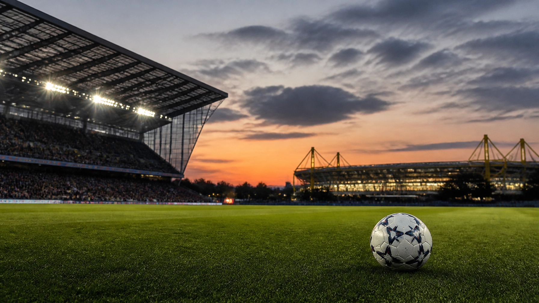 Europäische Fußballatmosphäre als Symbol für den wachsenden Abstand der Transfermärkte